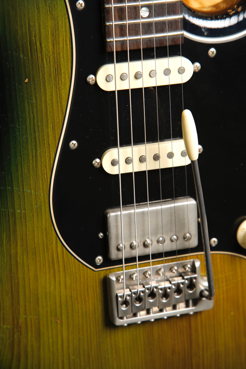 Novo Idris HSS Cat's Eye Burst Electric Guitar