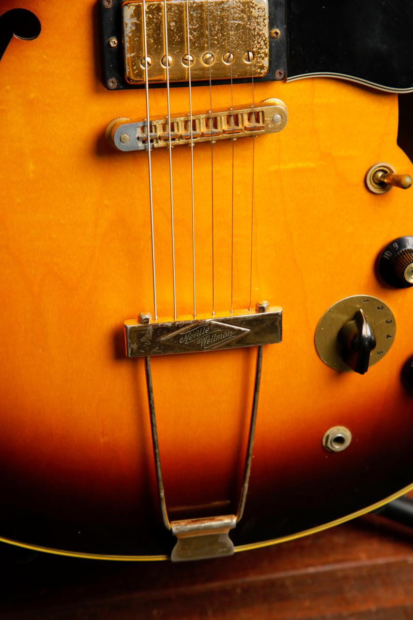 Gibson ES-345 Stereo 1979 Vintage Sunburst Semi-Hollow Electric Guitar Pre-Owned