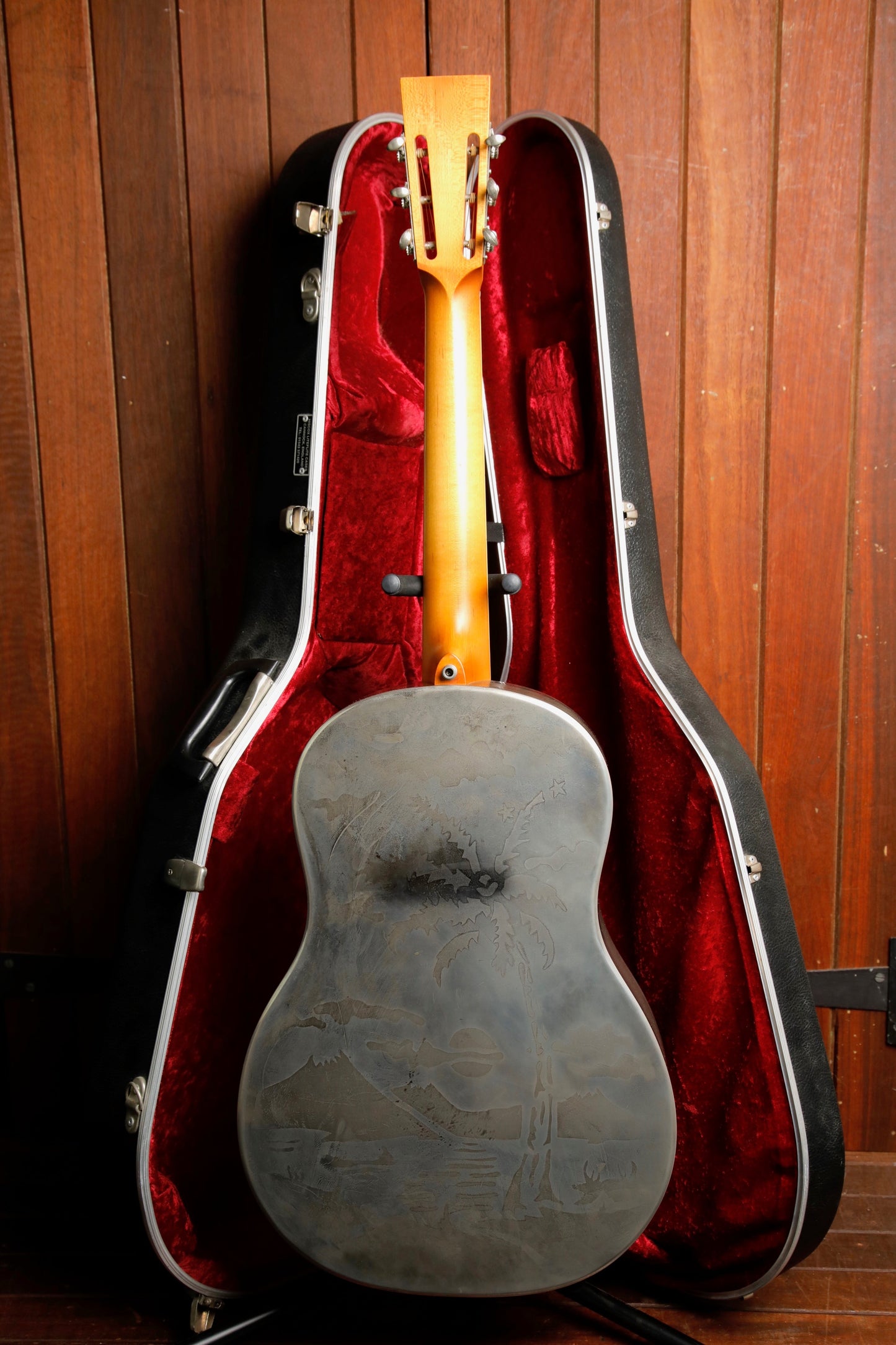 National Style O 12 Fret Single Cone Roundneck Acoustic-Electric Resonator Guitar 2000 Pre-Owned