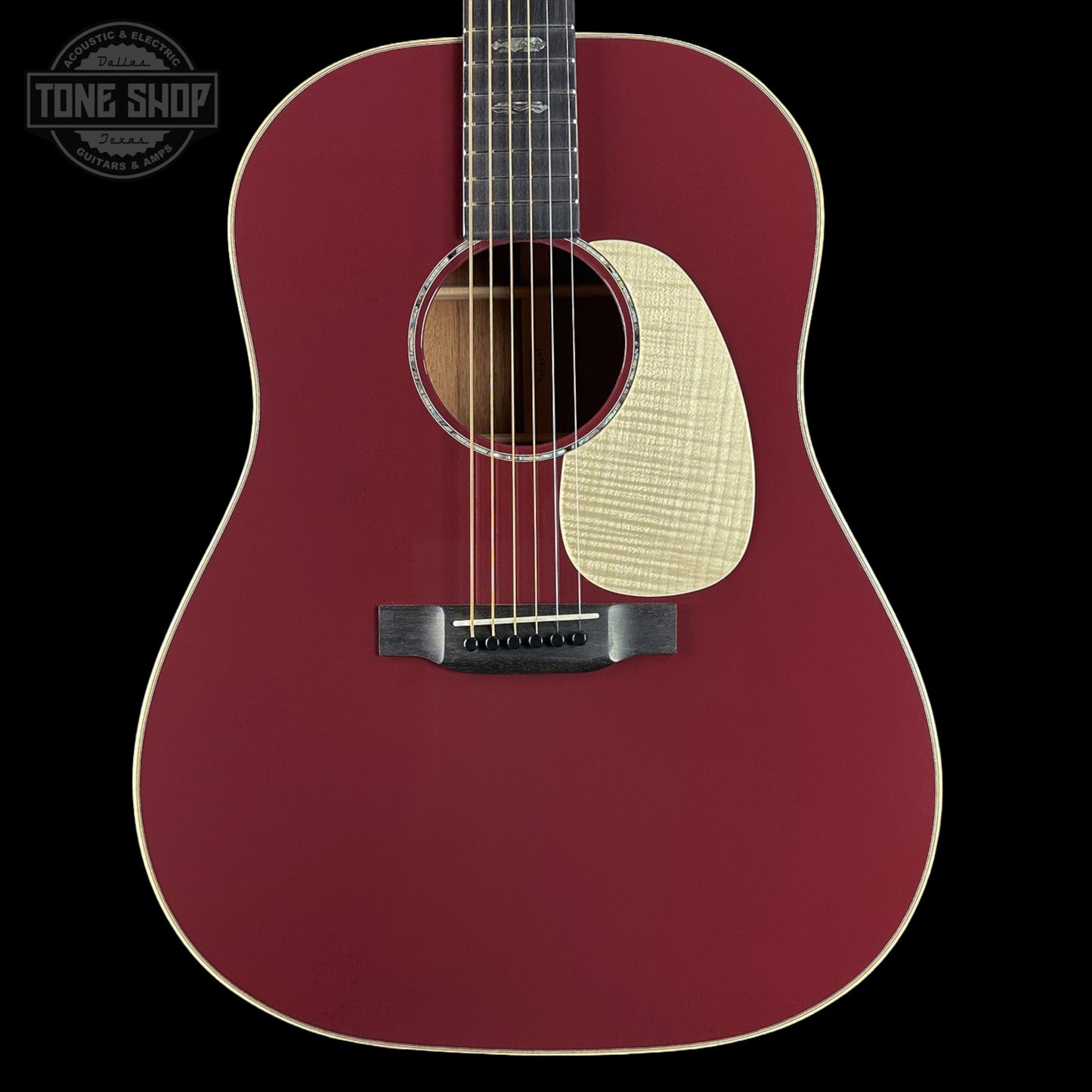 Martin Custom Shop Slope Shoulder Dread Spruce/Mahogany Burgundy w/case 2894733