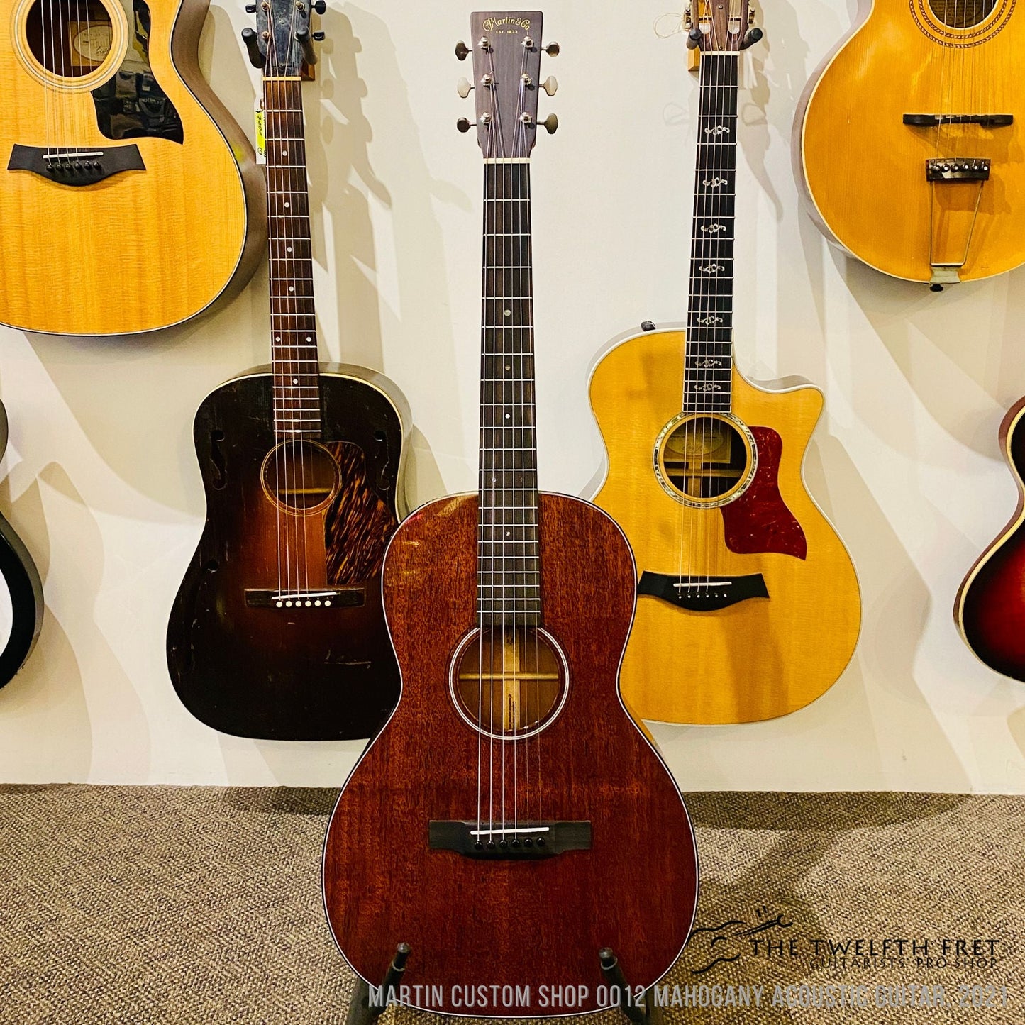 Martin Custom Shop 0012 Mahogany Acoustic Guitar, 2021 [USED]