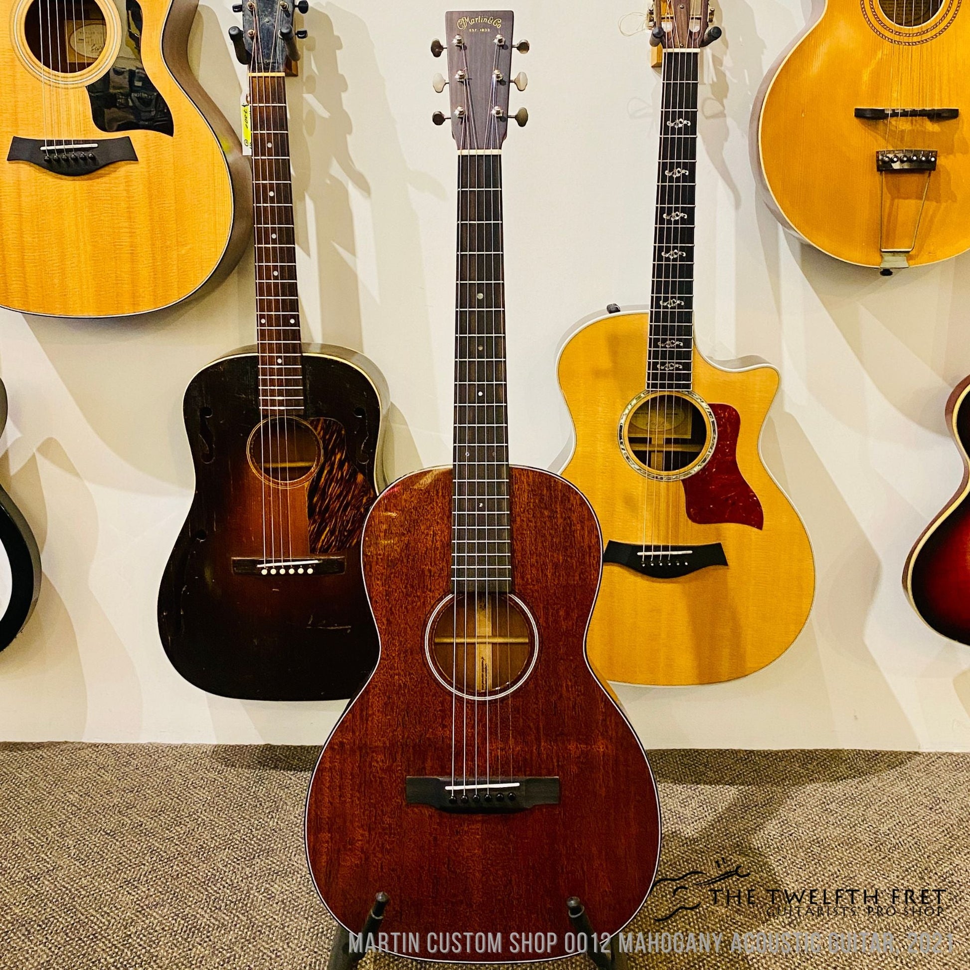 Martin Custom Shop 0012 Mahogany Acoustic Guitar, 2021 [USED]