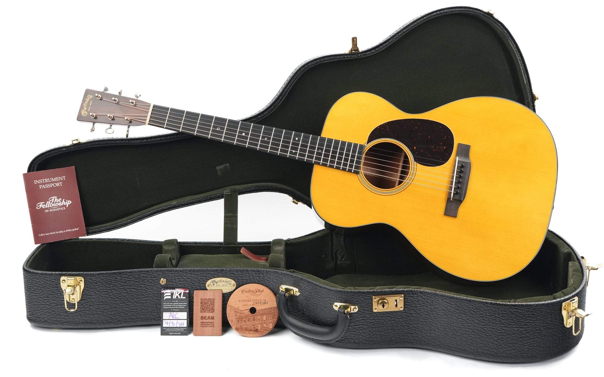 Martin Custom Shop Expert 00018 Authentic 1937 Stage 1 Aging 2024