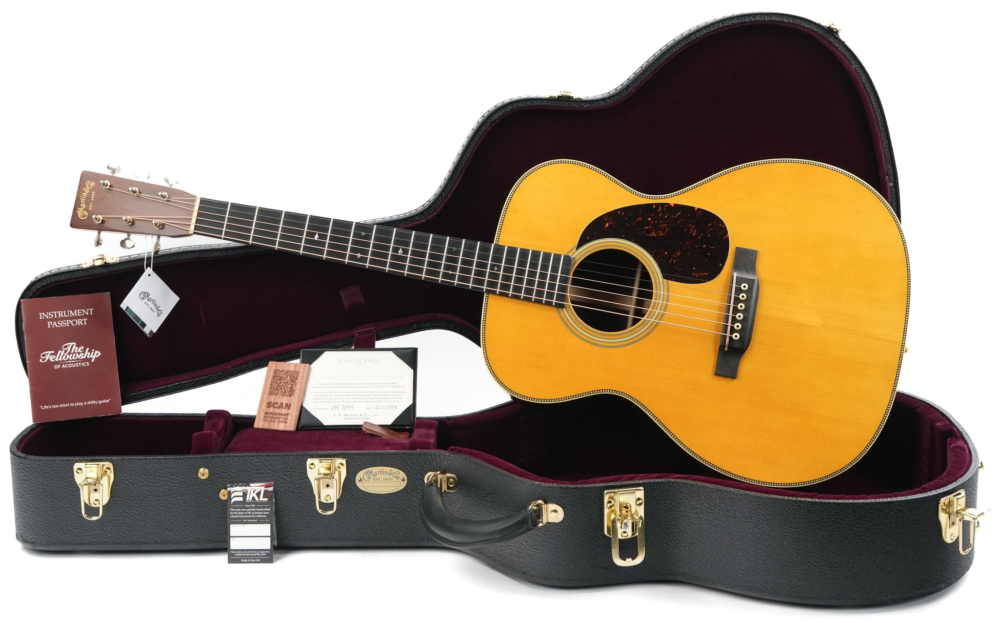 Martin Custom Shop 00028 1937 Adirondack Madagascar Stage 1 Aging 2025