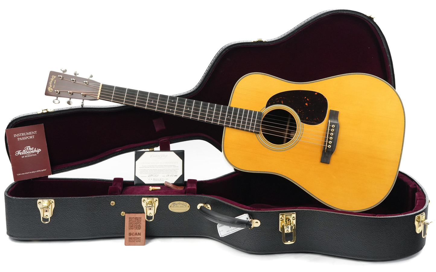Martin Custom Shop D28 1937 Adirondack Madagascar Stage 1 Aging
