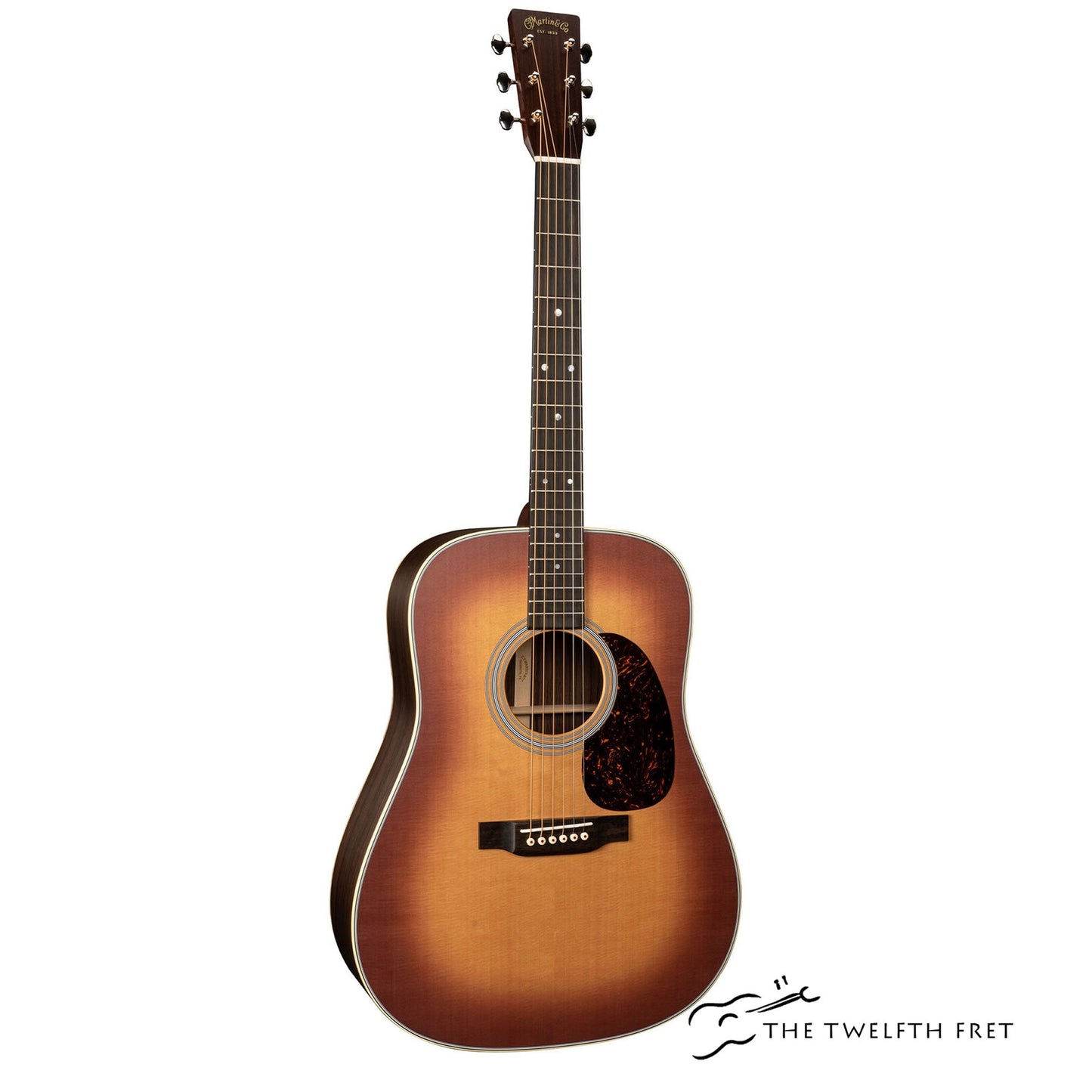 Martin D-28 Satin Amber Burst Acoustic Guitar