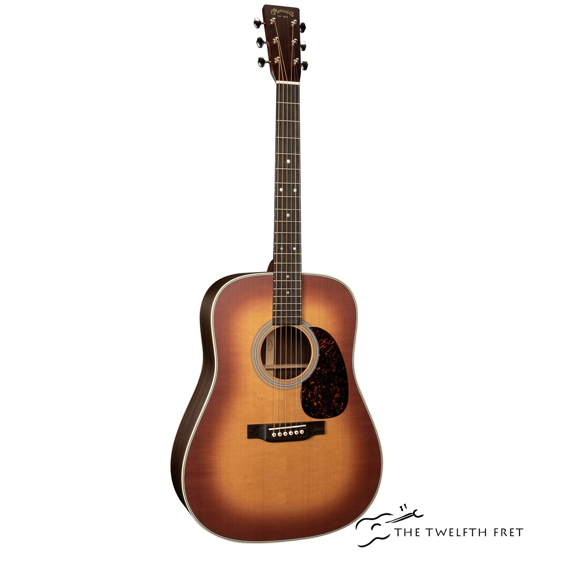 Martin D-28 Satin Amber Burst Acoustic Guitar