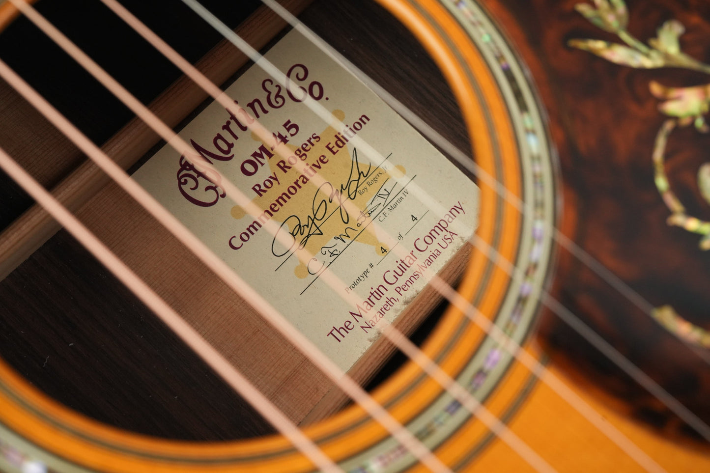 Martin OM45 Roy Rogers Prototype 4 of 4 2005