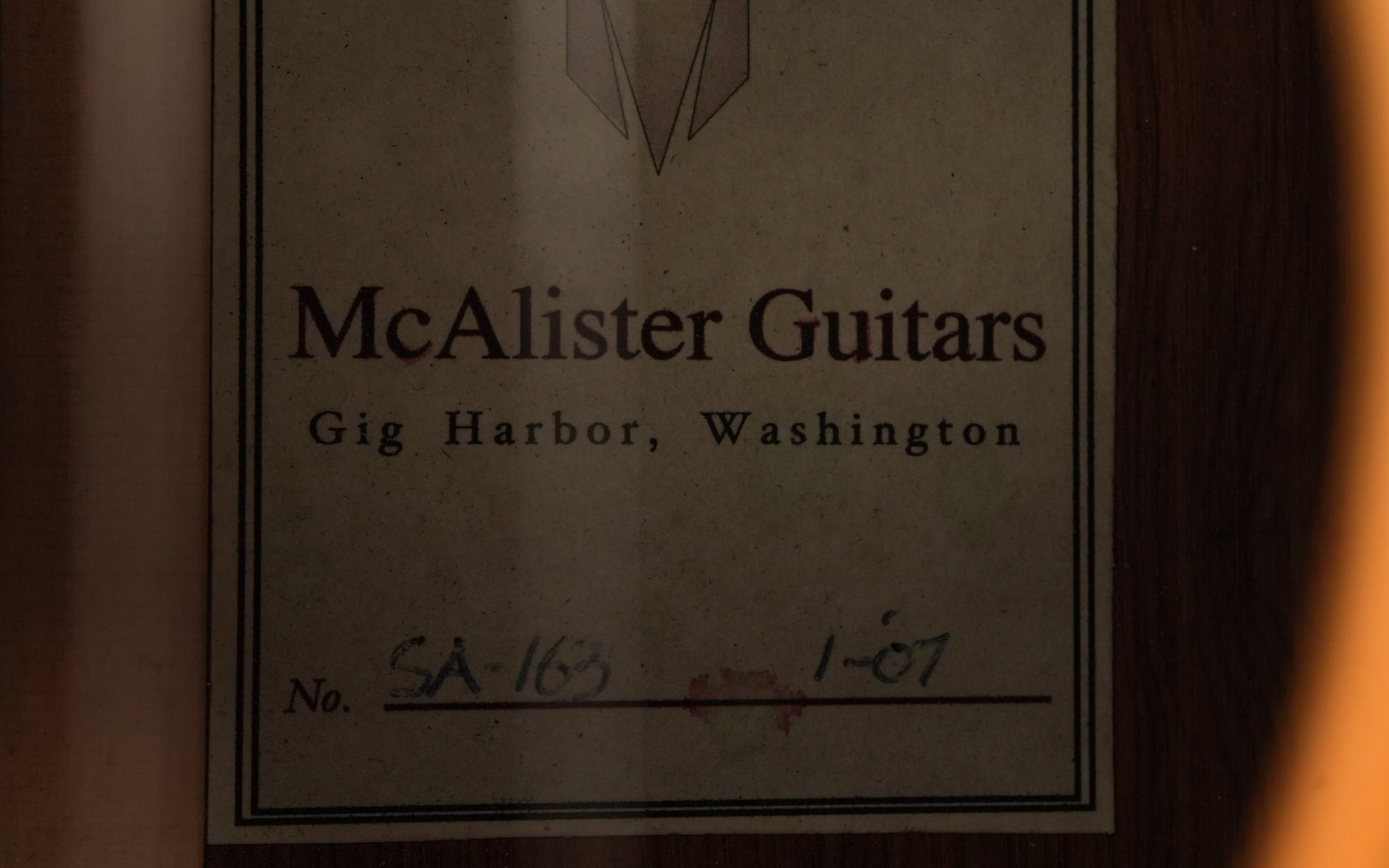 McAlister Guitars 12-Fret D Model 2007