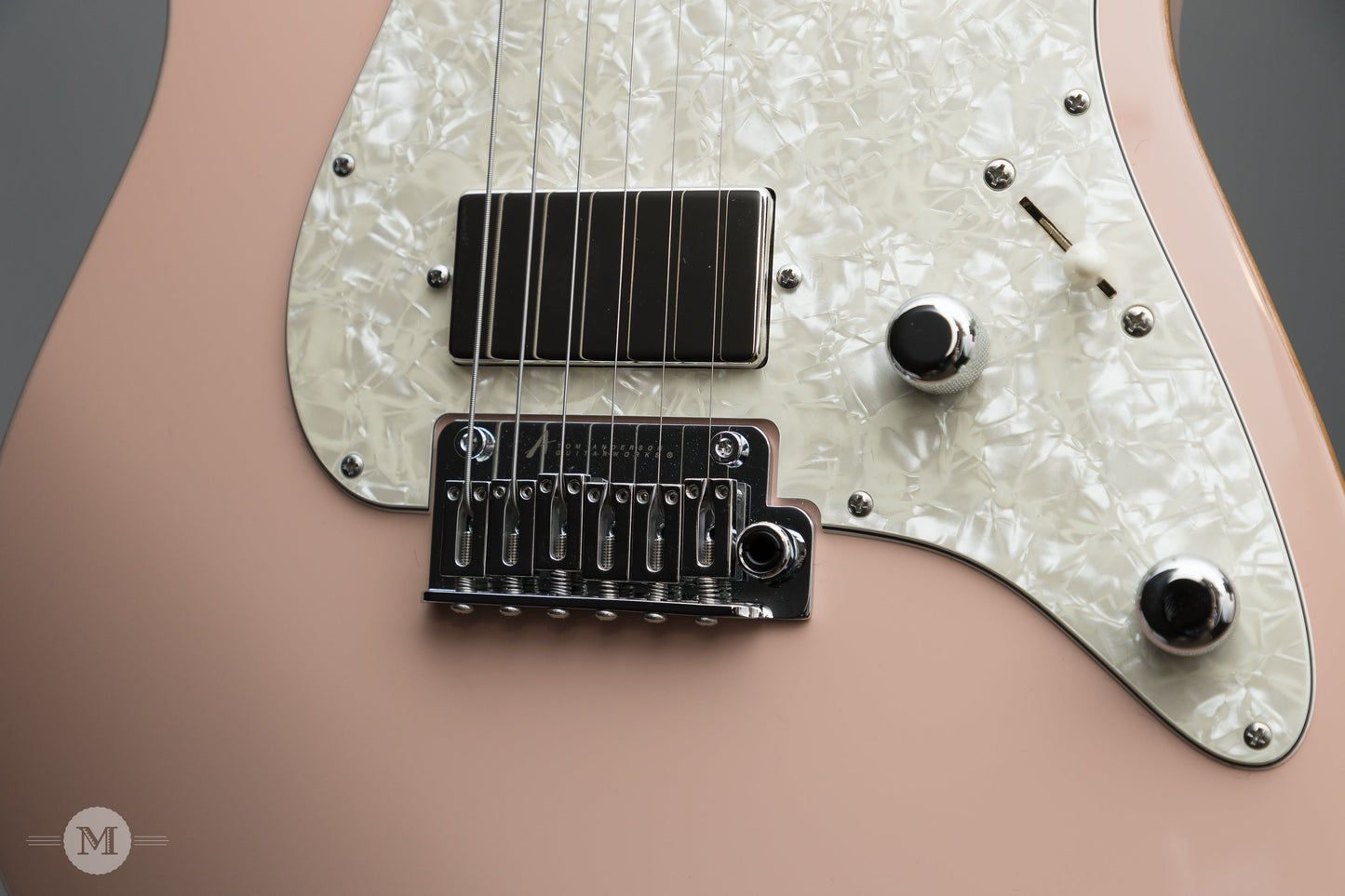Tom Anderson Guitars - Mongrel - Hollow Shorty - Shell Pink