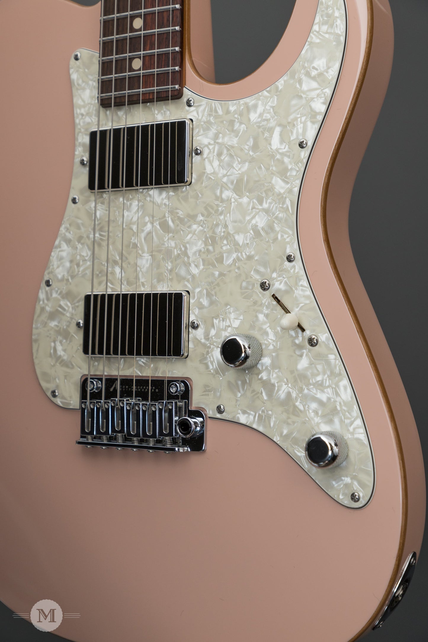 Tom Anderson Guitars - Mongrel - Hollow Shorty - Shell Pink