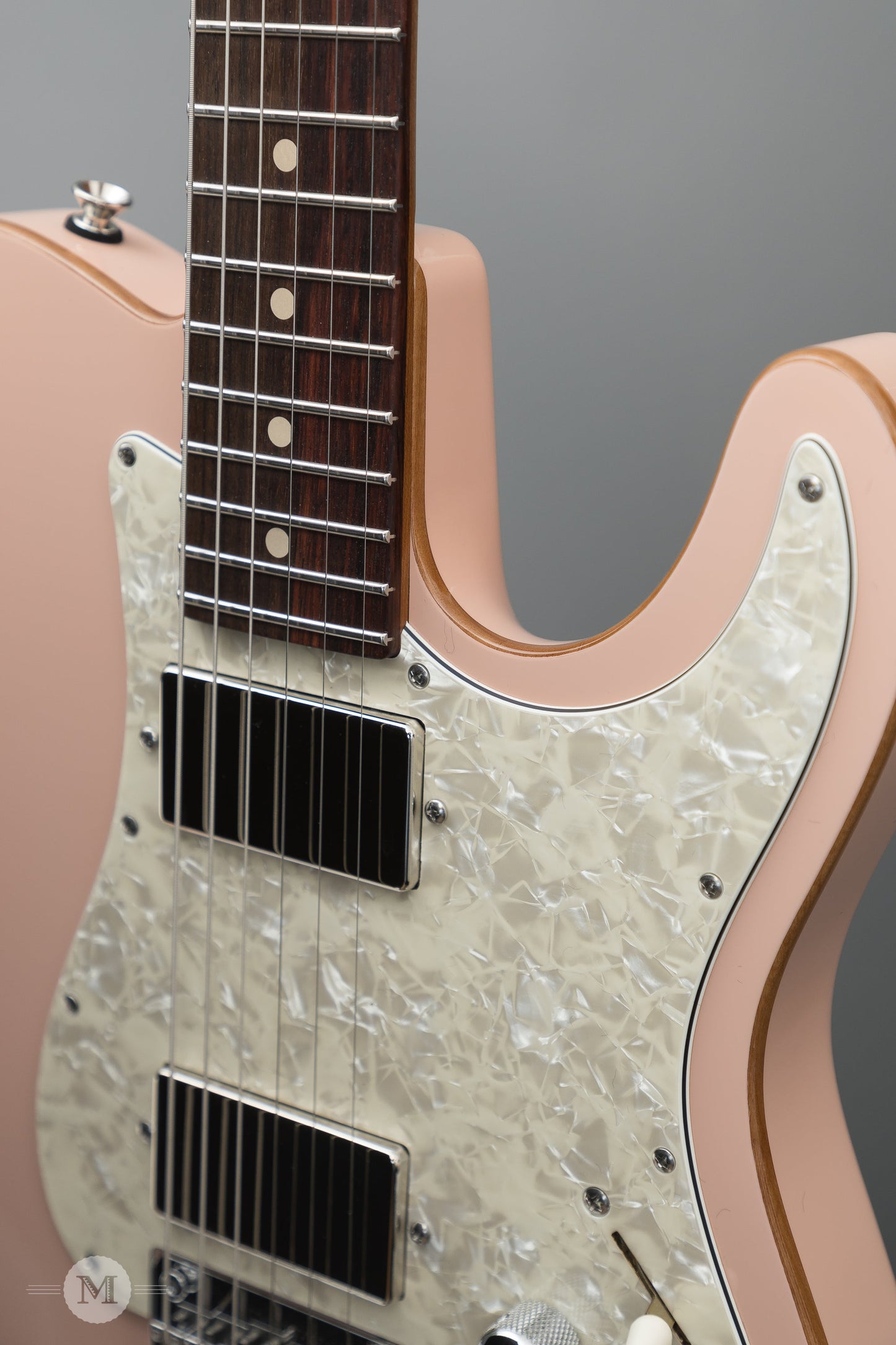Tom Anderson Guitars - Mongrel - Hollow Shorty - Shell Pink