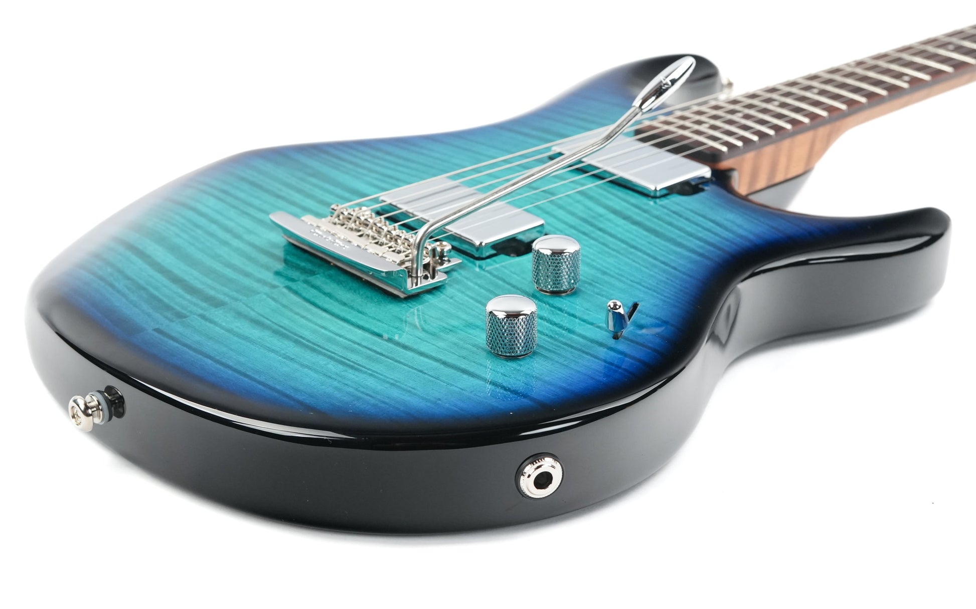 Music Man Luke 4 HH Maple Top Blue Flame 2026