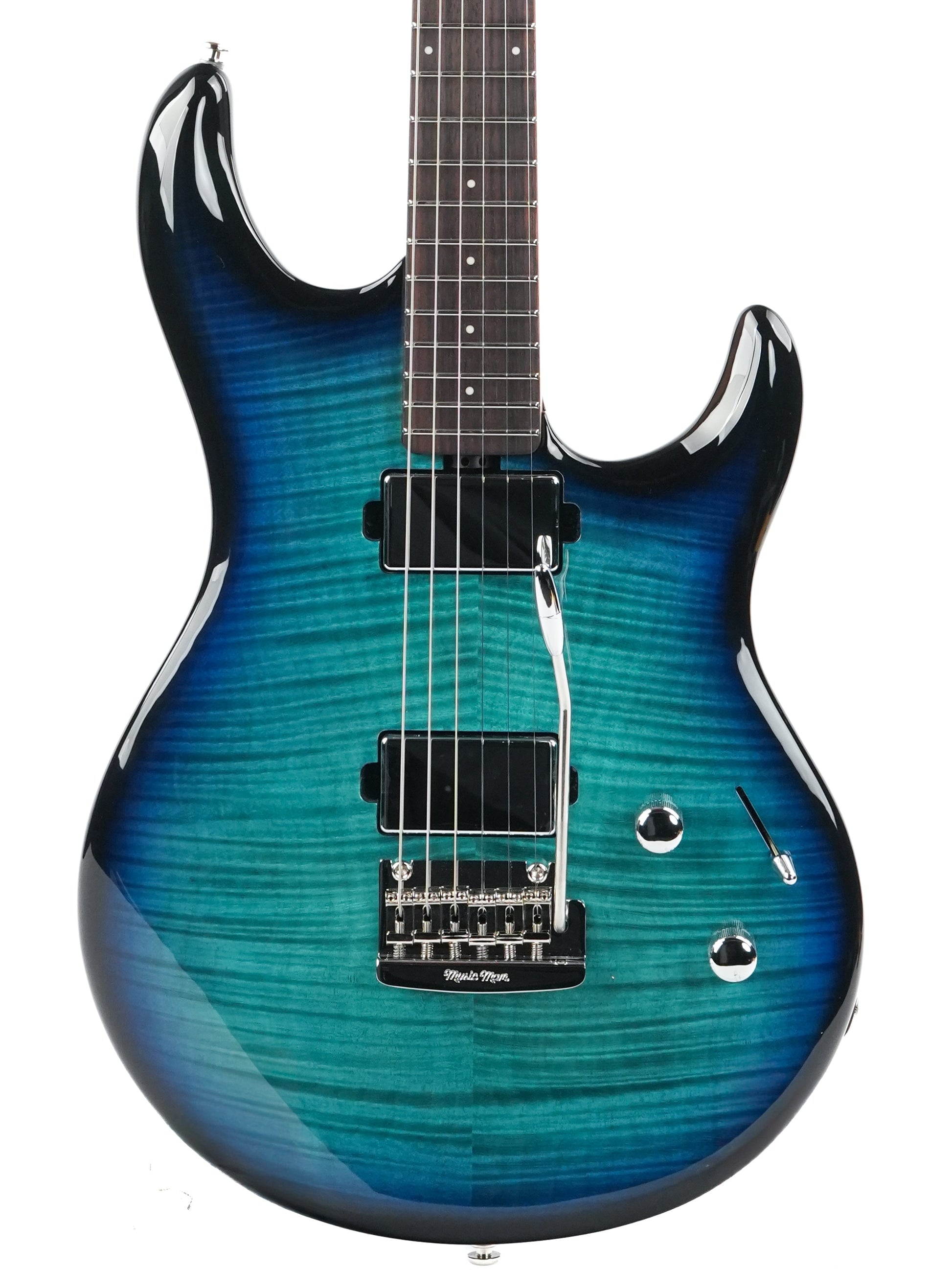 Music Man Luke 4 HH Maple Top Blue Flame 2026