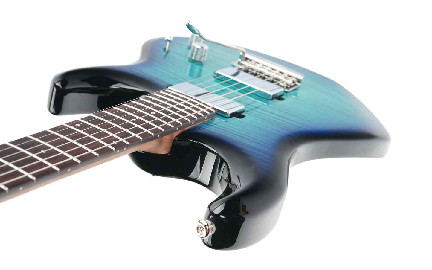 Music Man Luke 4 HH Maple Top Blue Flame 2026