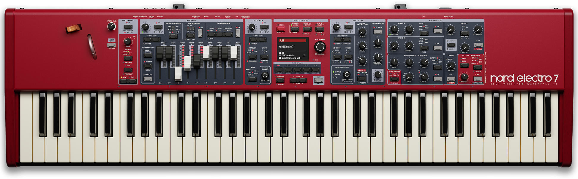 Nord Electro 7, 73 Semi-Weighted Keys