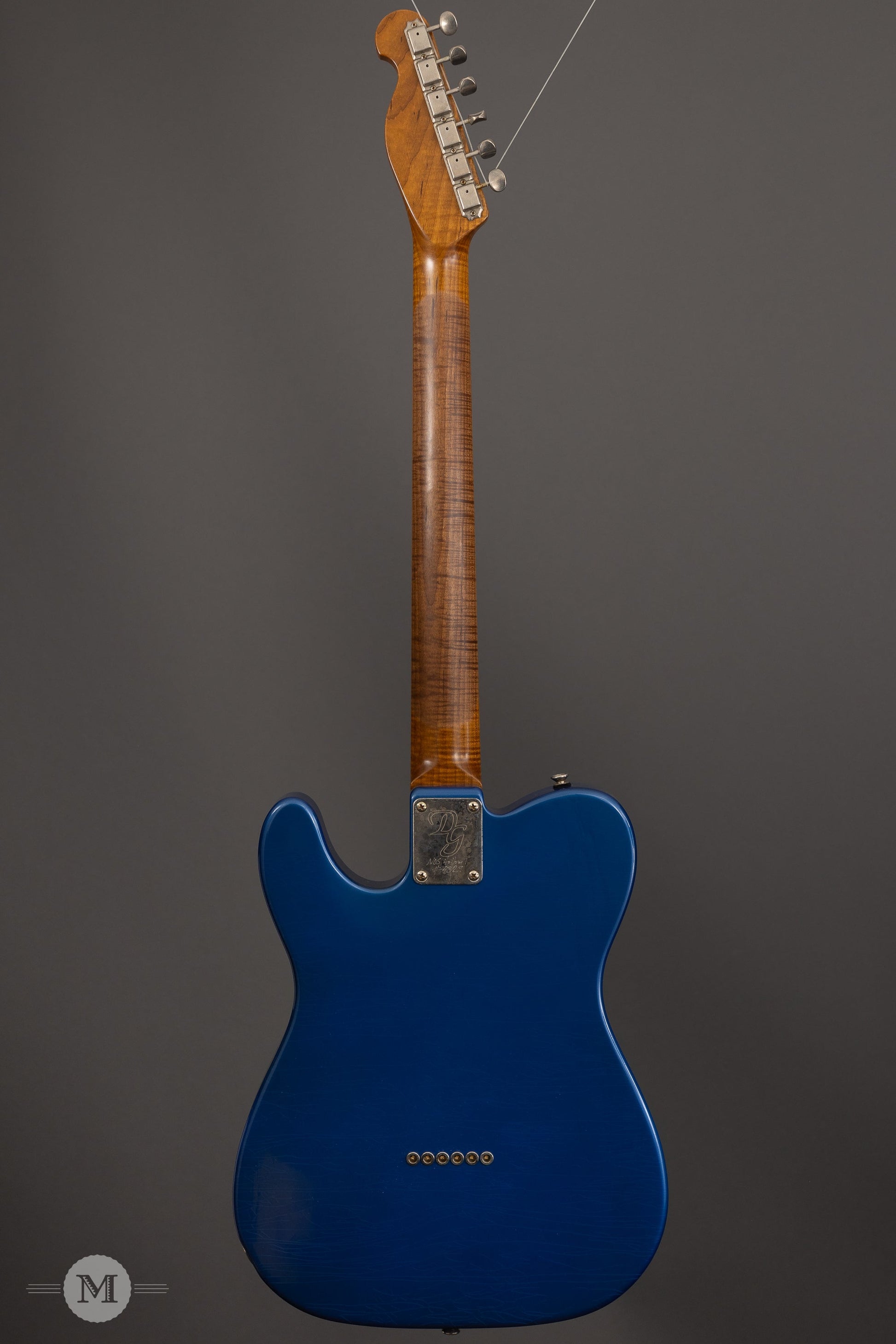 Don Grosh Electric Guitars - NOS Hollow T - Lake Placid Blue - Timeworn Finish