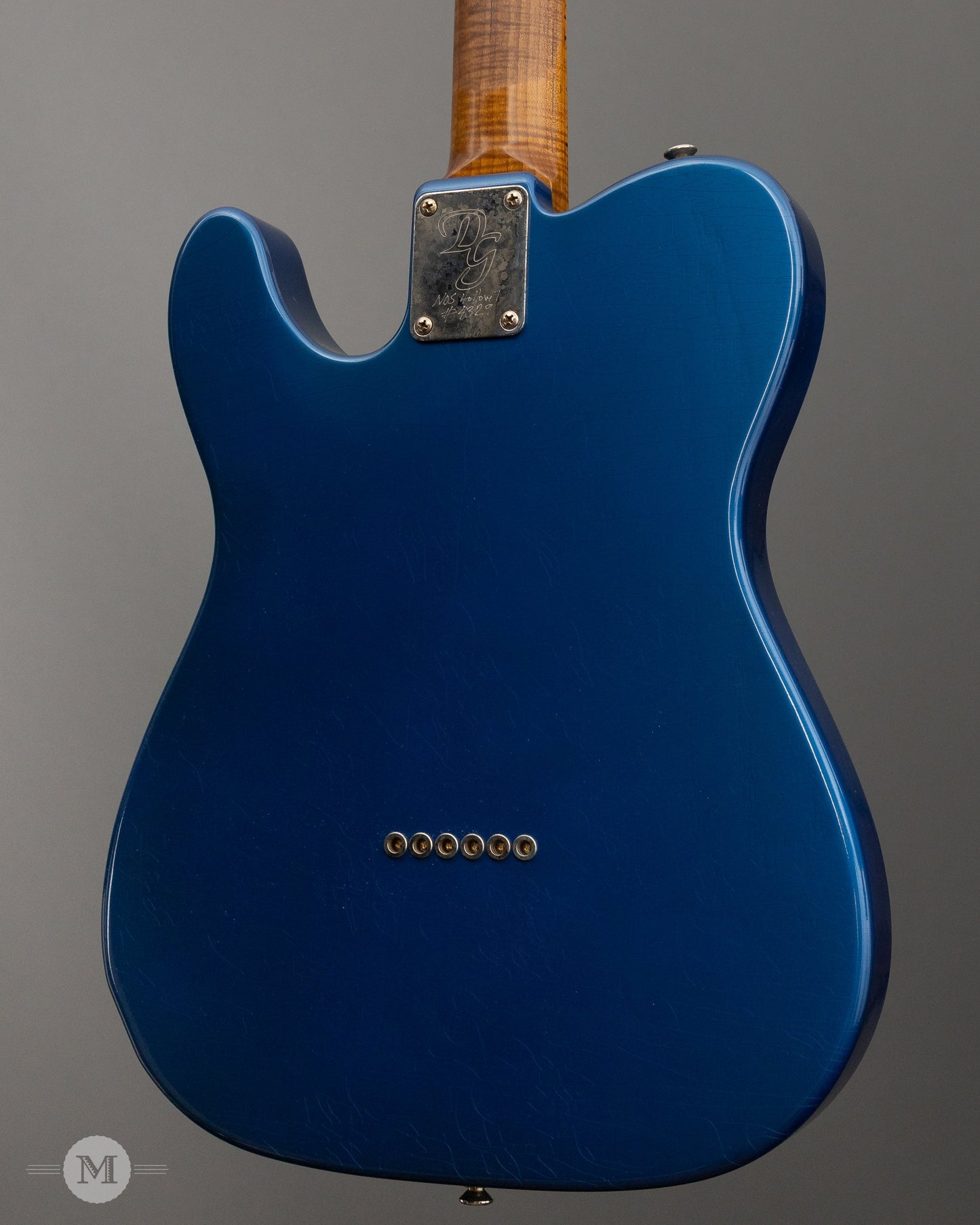 Don Grosh Electric Guitars - NOS Hollow T - Lake Placid Blue - Timeworn Finish