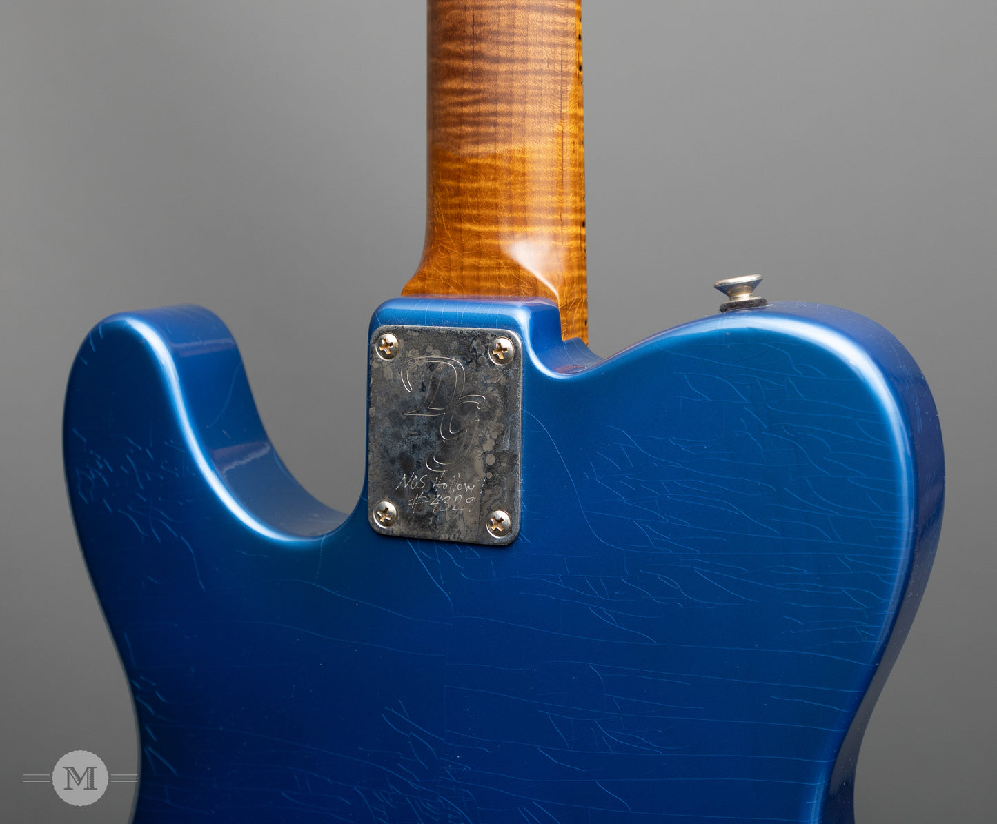 Don Grosh Electric Guitars - NOS Hollow T - Lake Placid Blue - Timeworn Finish
