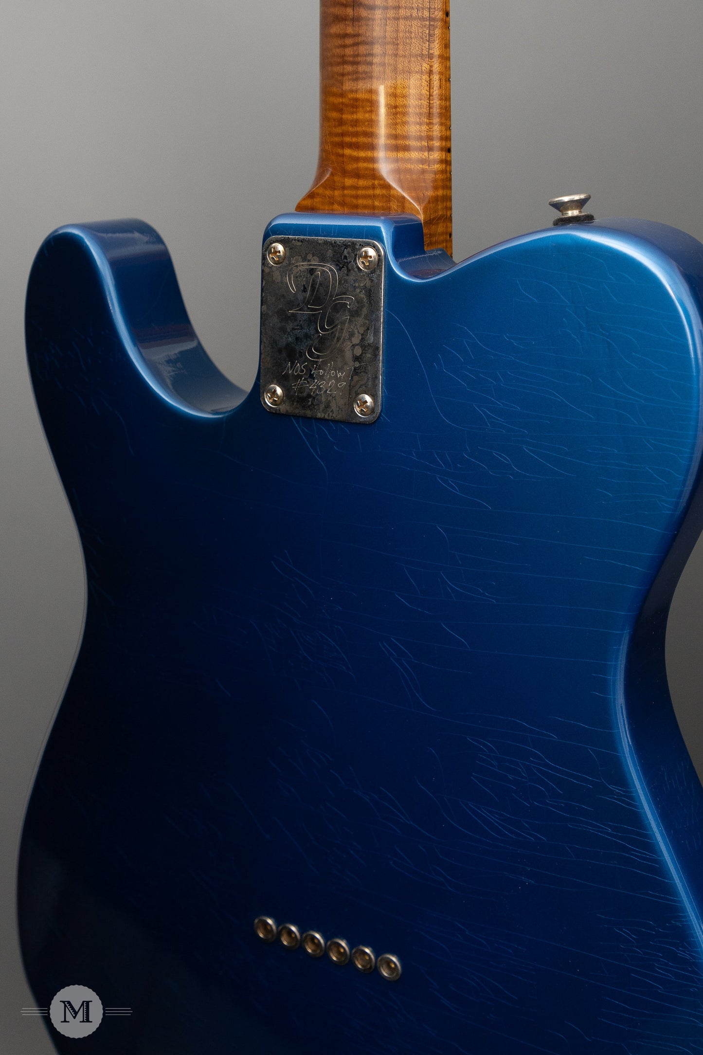 Don Grosh Electric Guitars - NOS Hollow T - Lake Placid Blue - Timeworn Finish