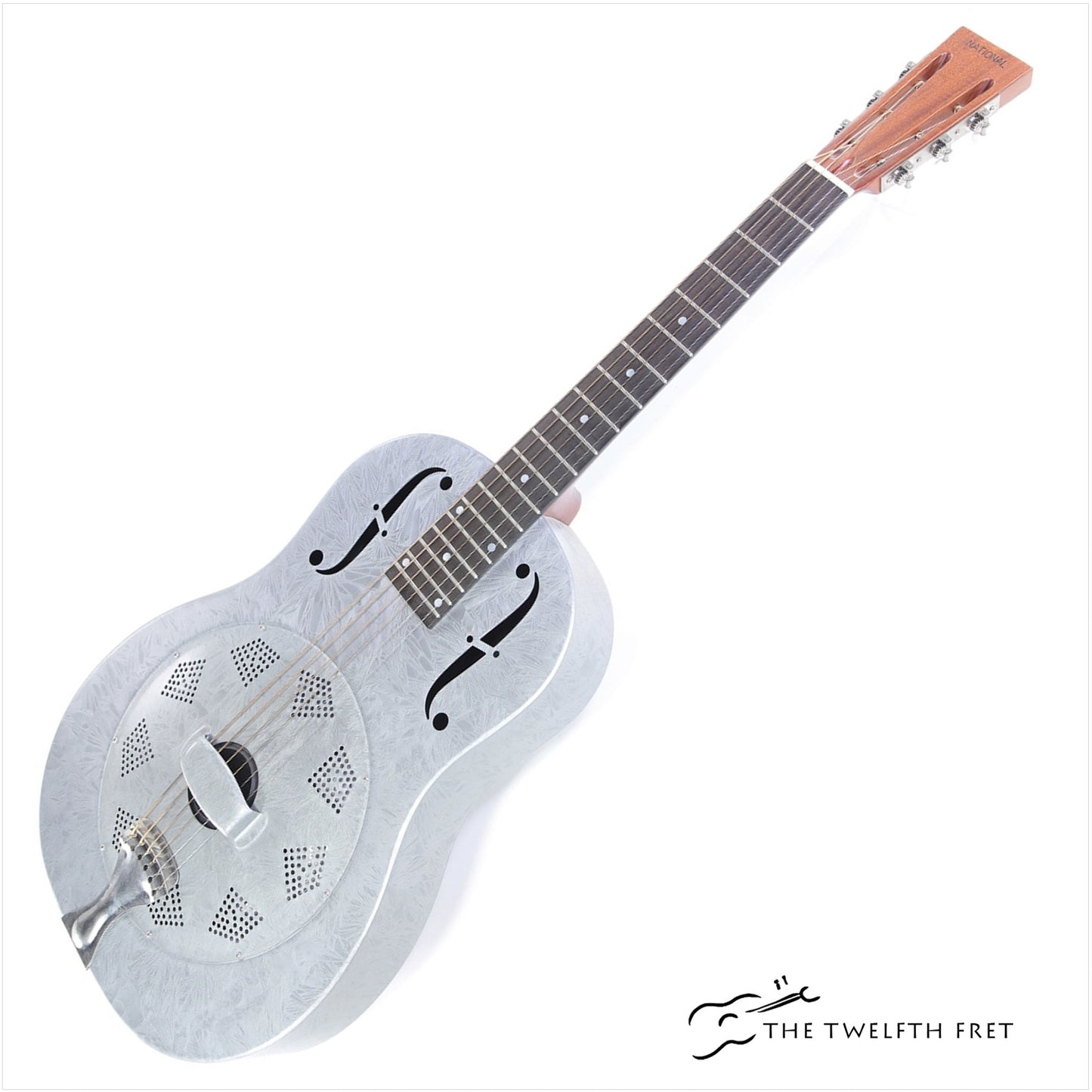 National Dueco Silver 12-Fret Resophonic Guitar