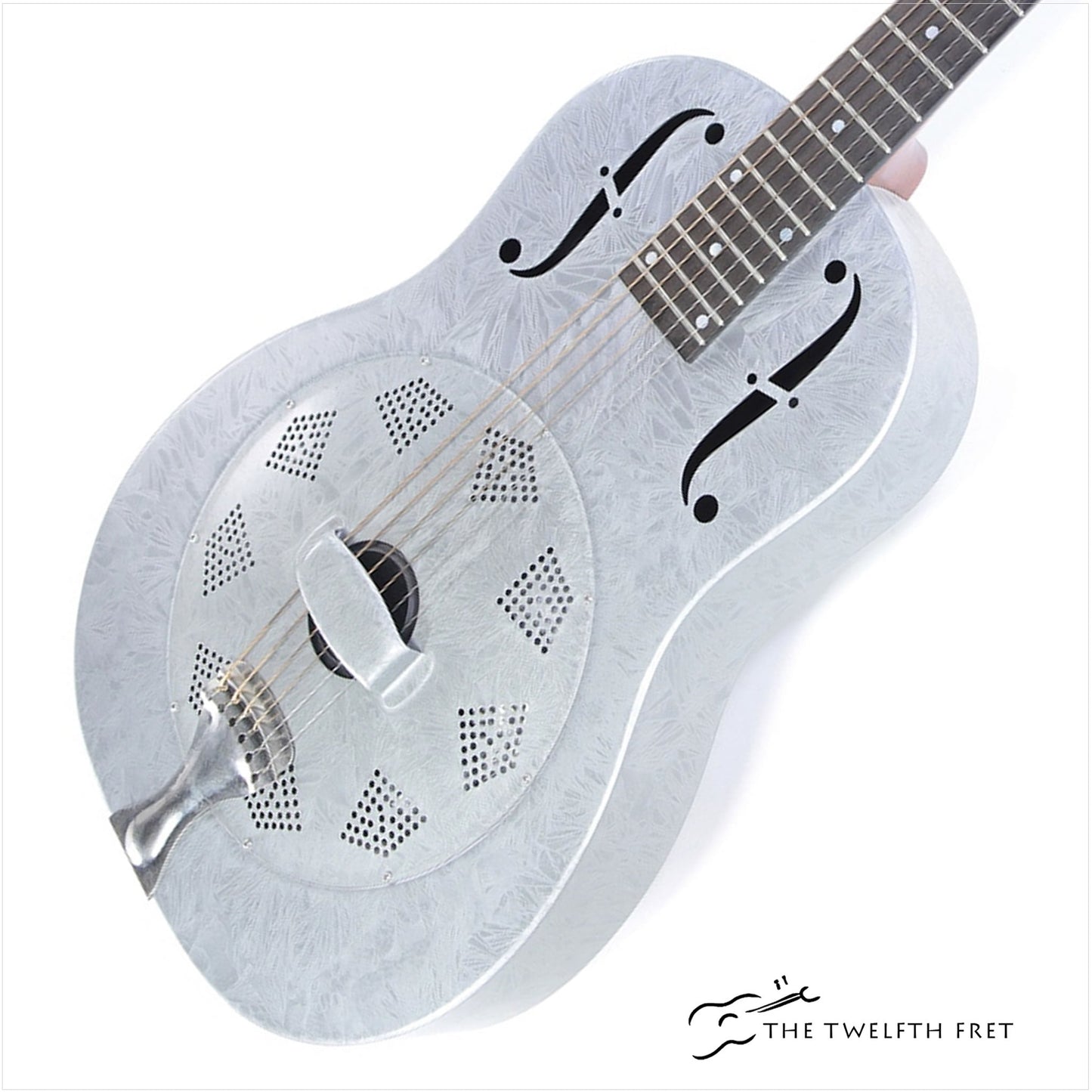 National Dueco Silver 12-Fret Resophonic Guitar