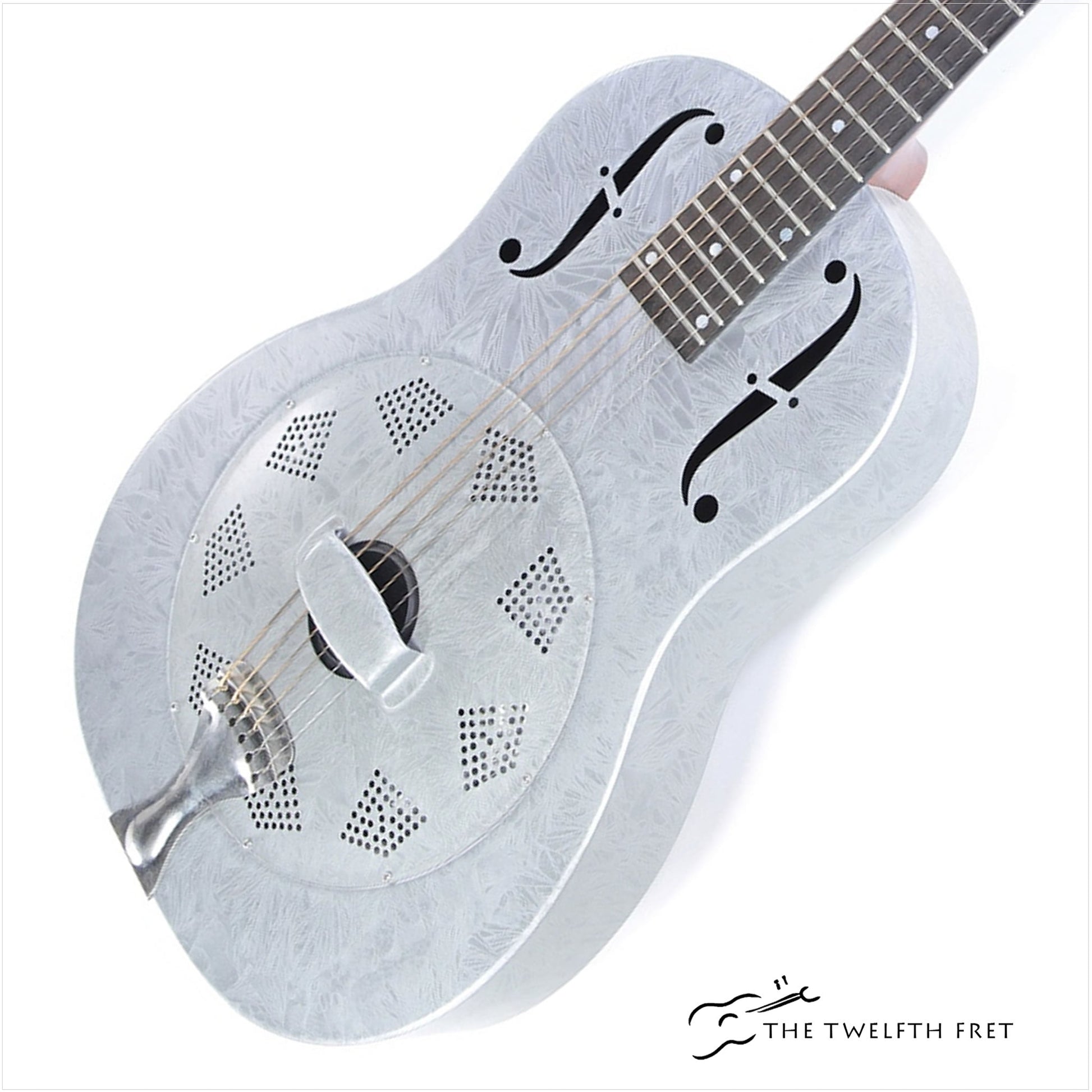 National Dueco Silver 12-Fret Resophonic Guitar