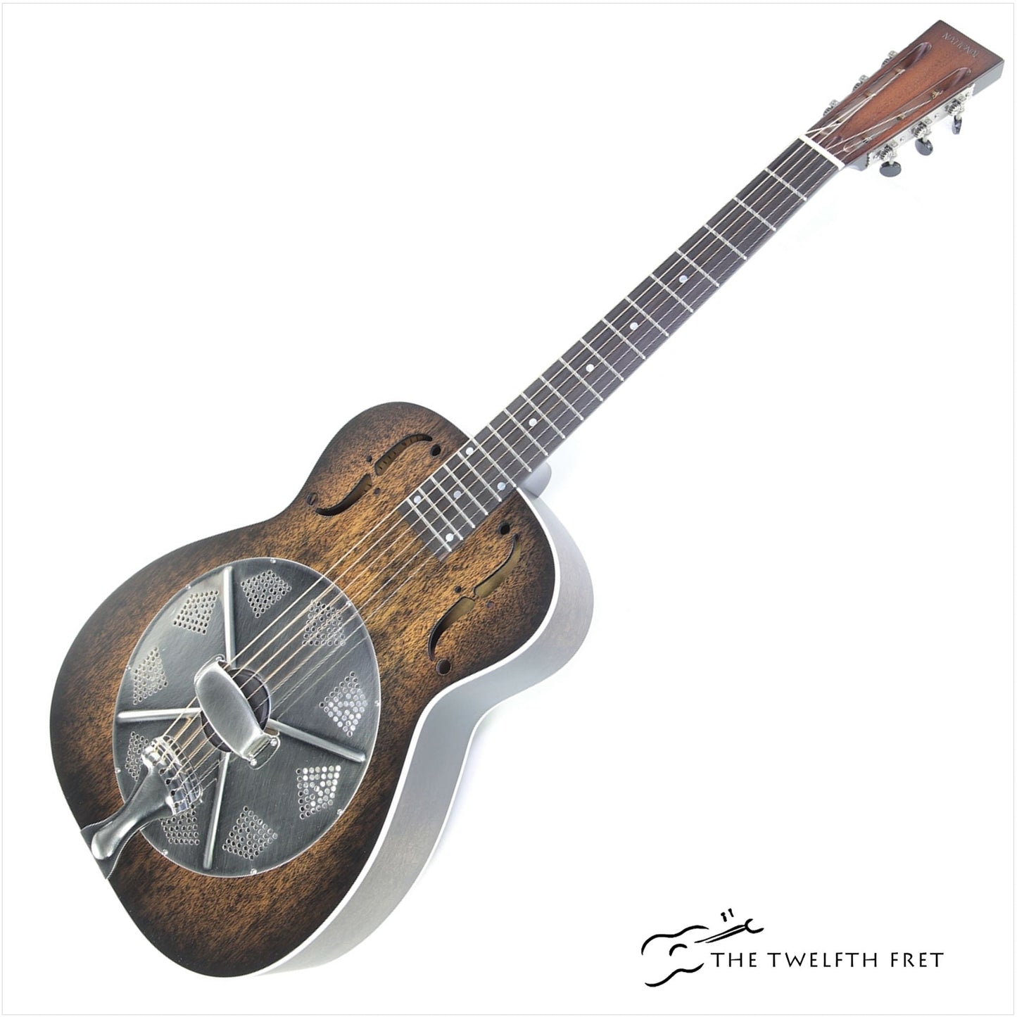 National M14T Thunderbox Revolver 14-Fret Resophonic Guitar