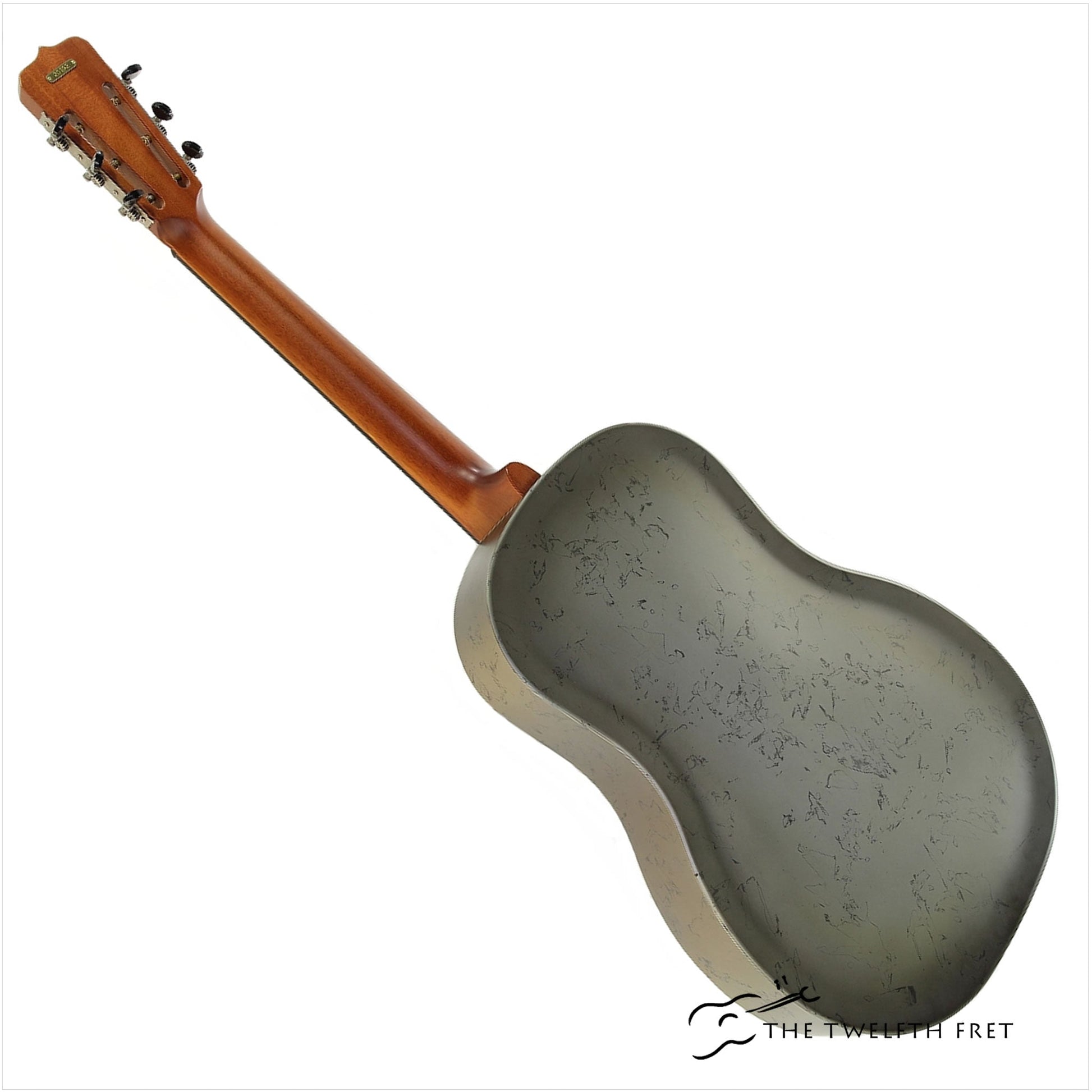National NRP B Tricone Black Rust Resophonic Guitar