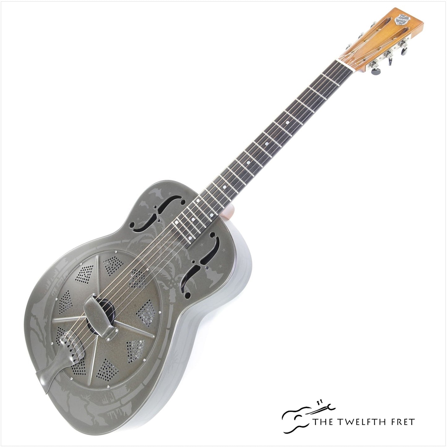 National Style O Weathered Steel 14-Fret Resophonic Guitar