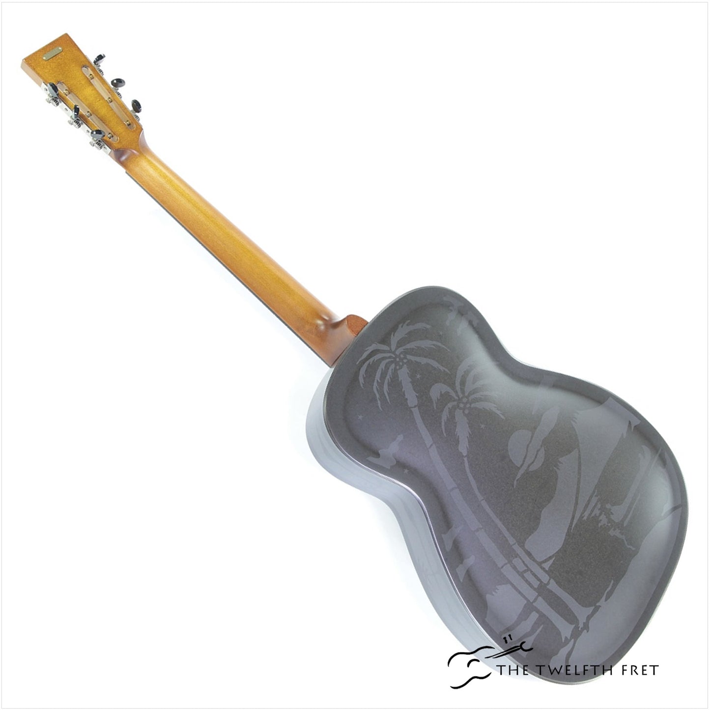 National Style O Weathered Steel 14-Fret Resophonic Guitar