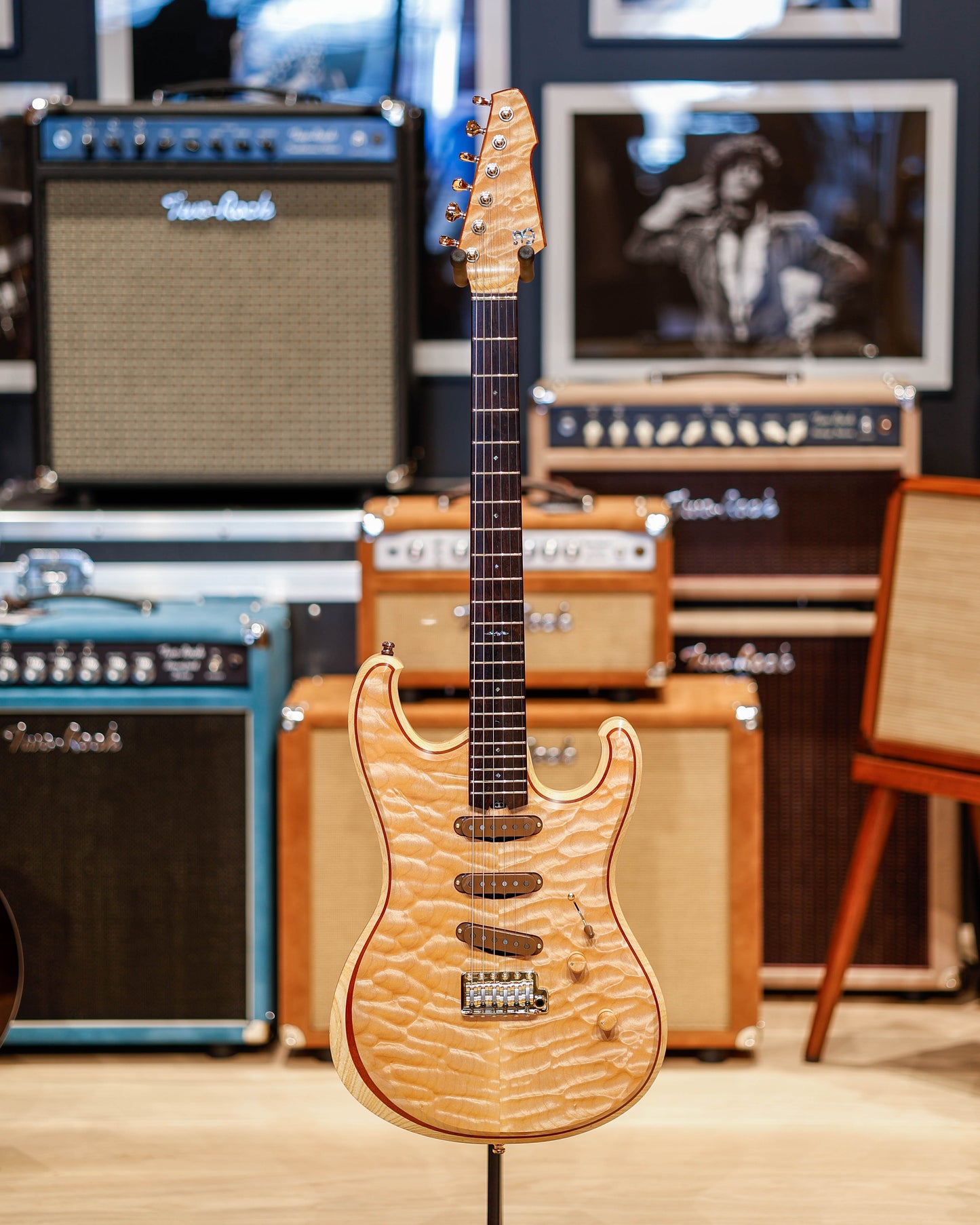 Barlow Guitars Eagle - Master Grade Quilted Maple - Boutique Custom Shop Strat