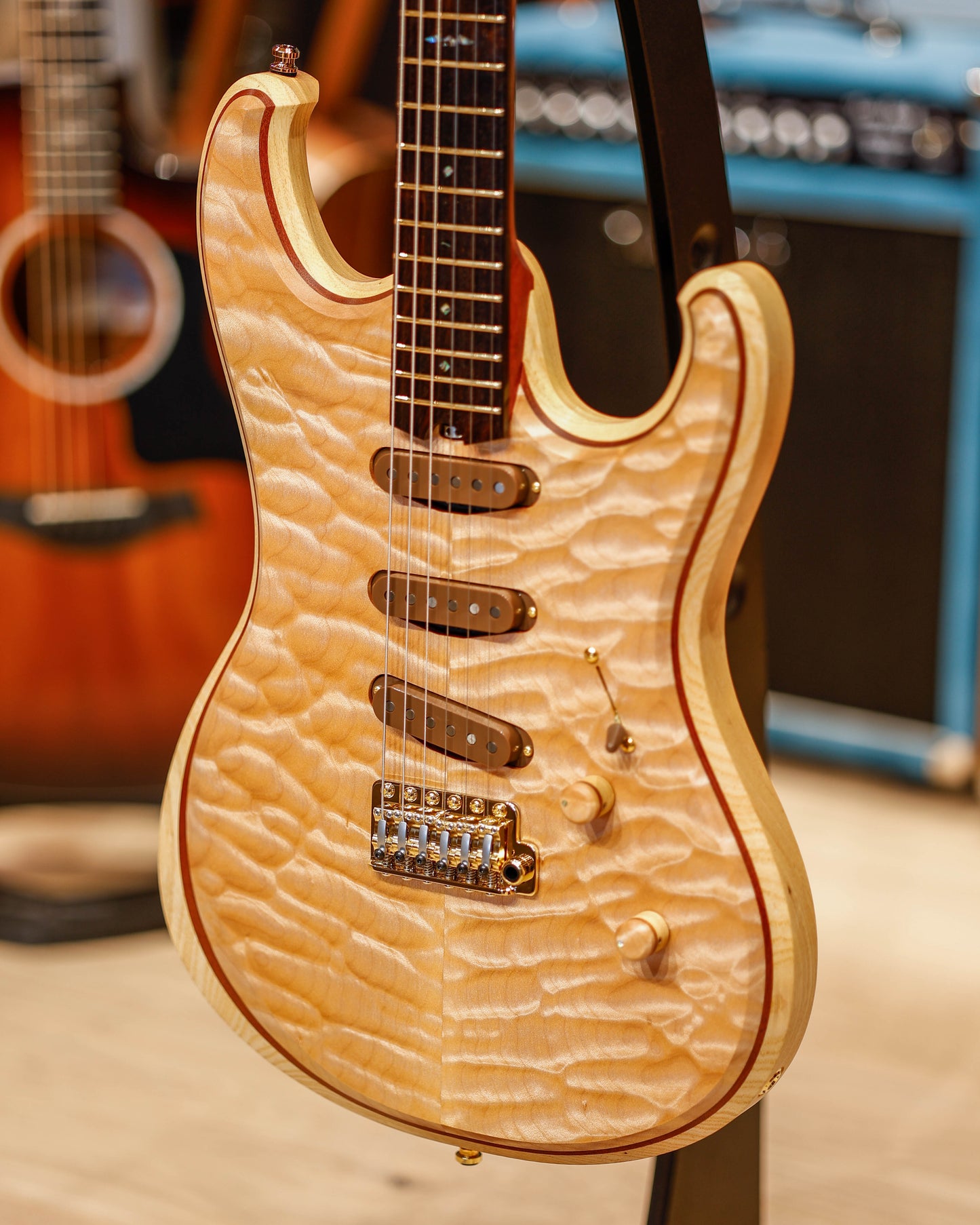 Barlow Guitars Eagle - Master Grade Quilted Maple - Boutique Custom Shop Strat