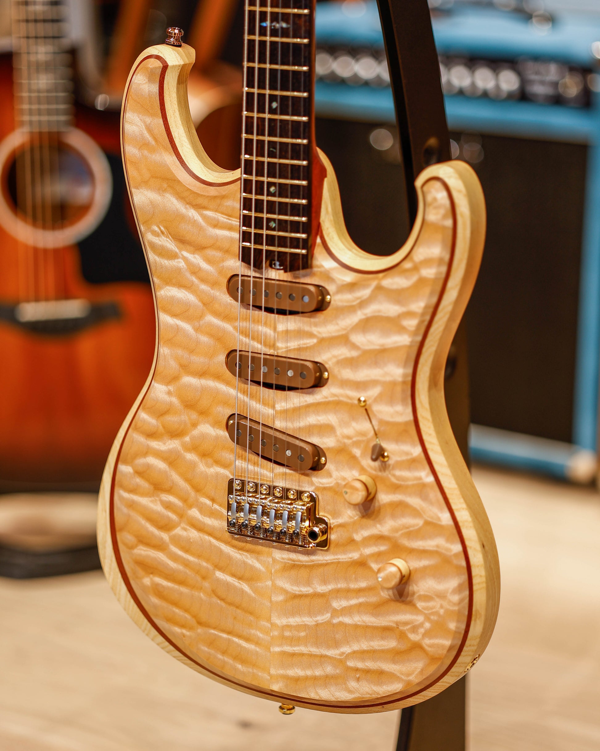 Barlow Guitars Eagle - Master Grade Quilted Maple - Boutique Custom Shop Strat