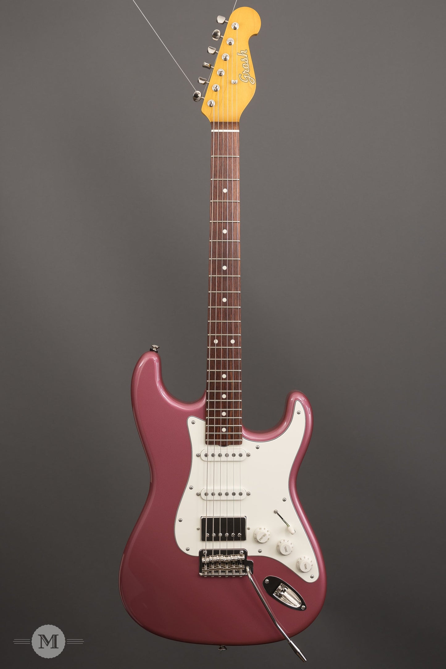 Don Grosh Electric Guitars - NOS Retro Burgundy Mist HSS