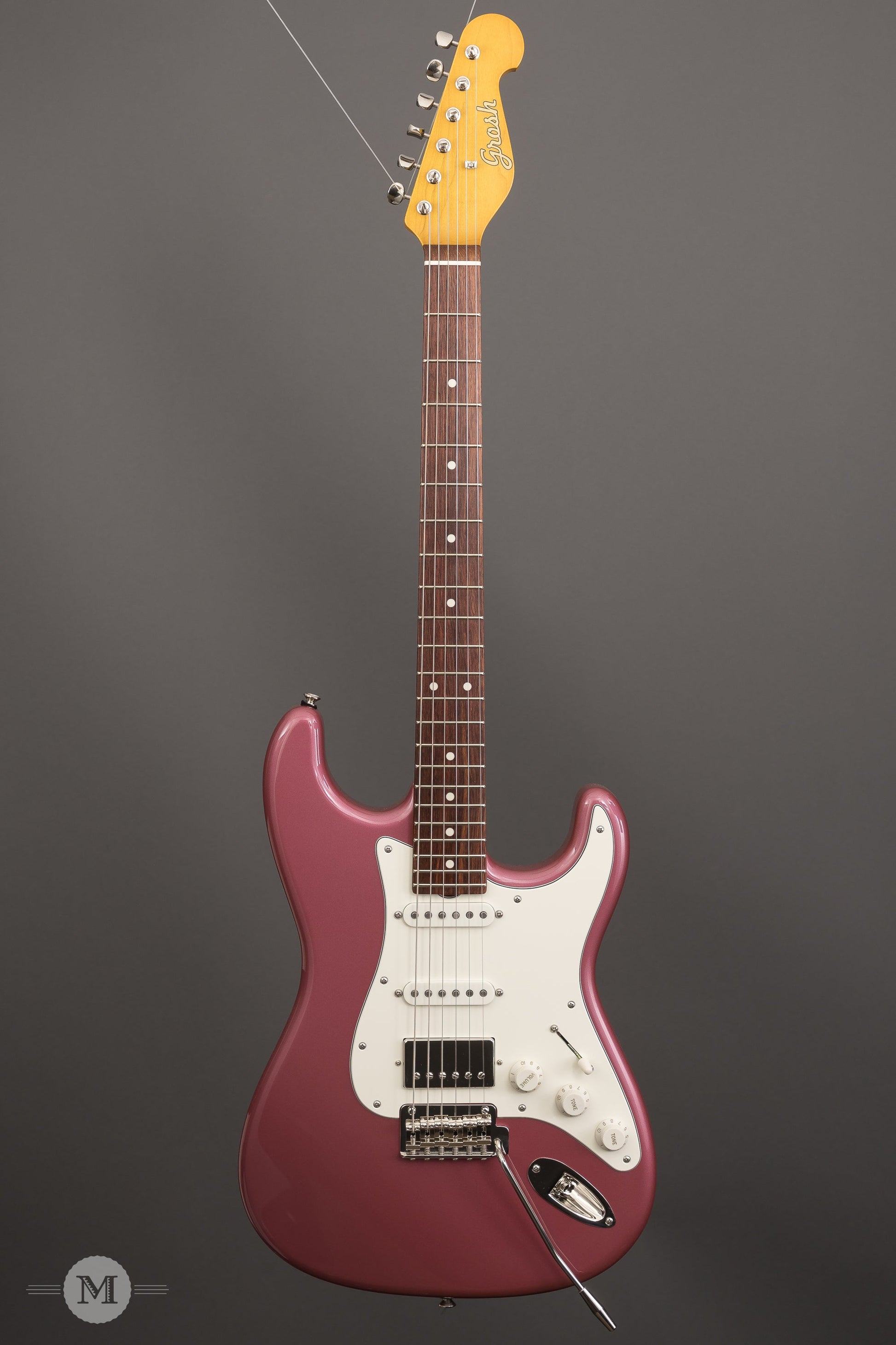 Don Grosh Electric Guitars - NOS Retro Burgundy Mist HSS