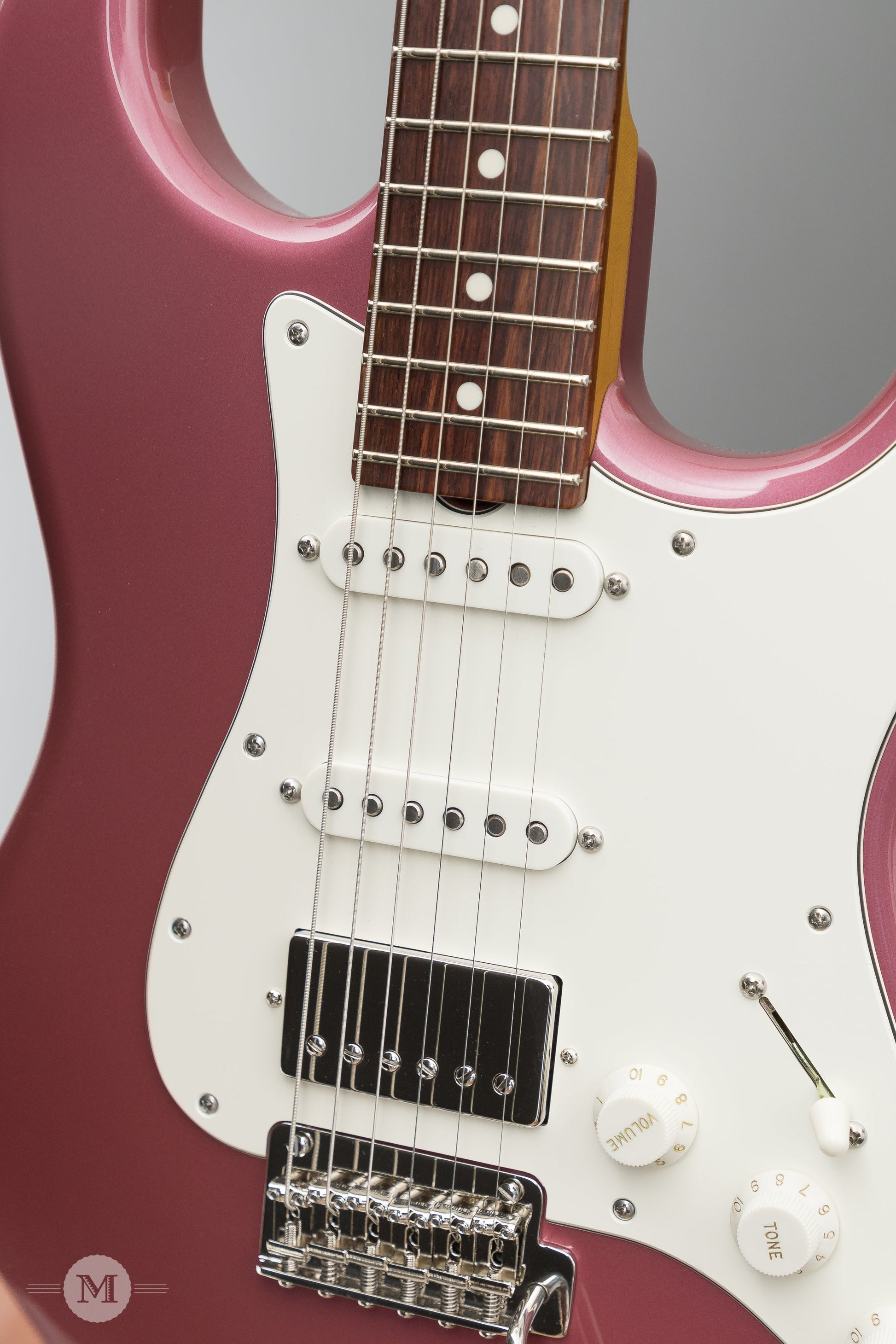 Don Grosh Electric Guitars - NOS Retro Burgundy Mist HSS