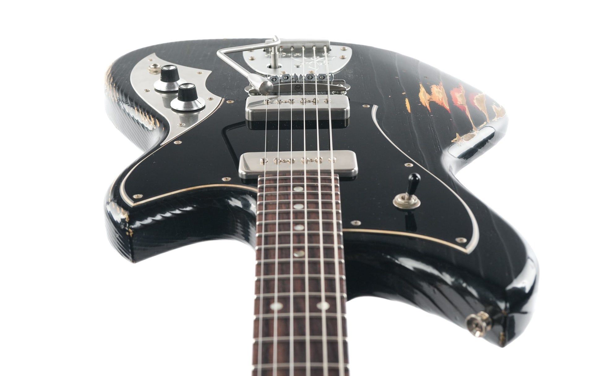Novo Serus J Bull Black over 64 3 Tone Sunburst