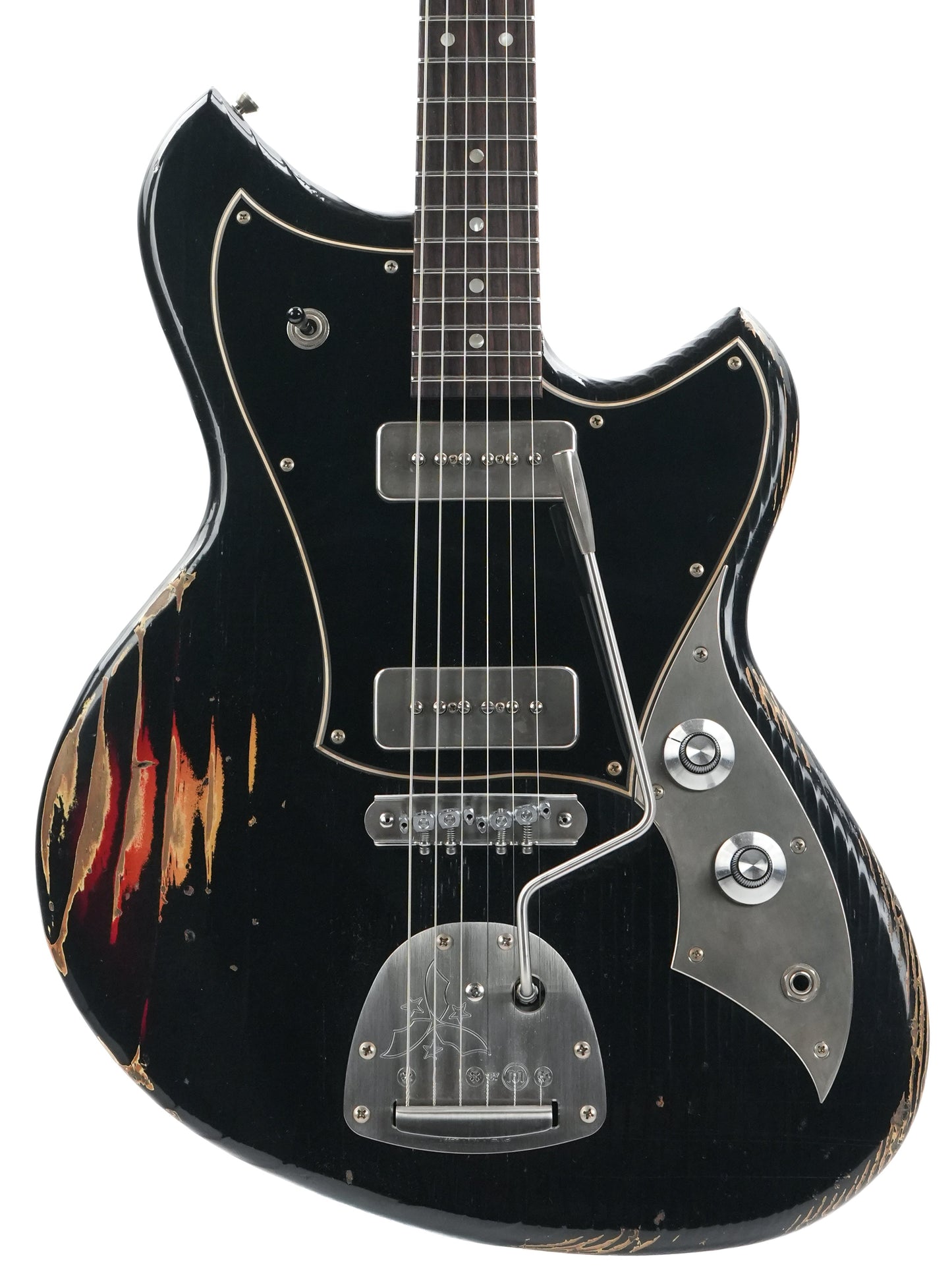 Novo Serus J Bull Black over 64 3 Tone Sunburst