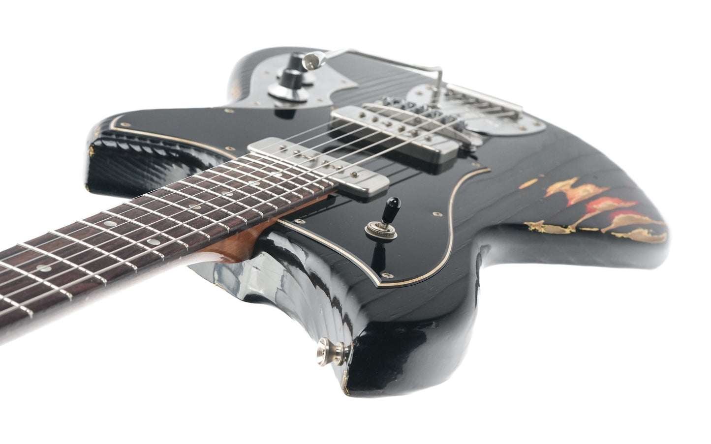 Novo Serus J Bull Black over 64 3 Tone Sunburst