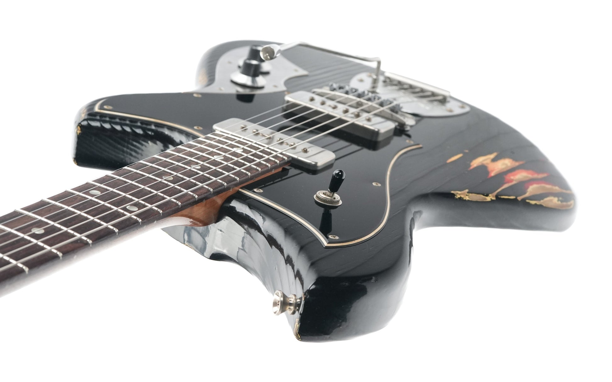 Novo Serus J Bull Black over 64 3 Tone Sunburst