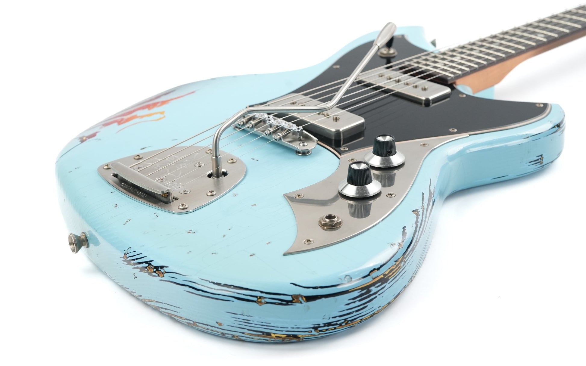 Novo Serus J Daphne Blue Over 3 Tone Sunburst