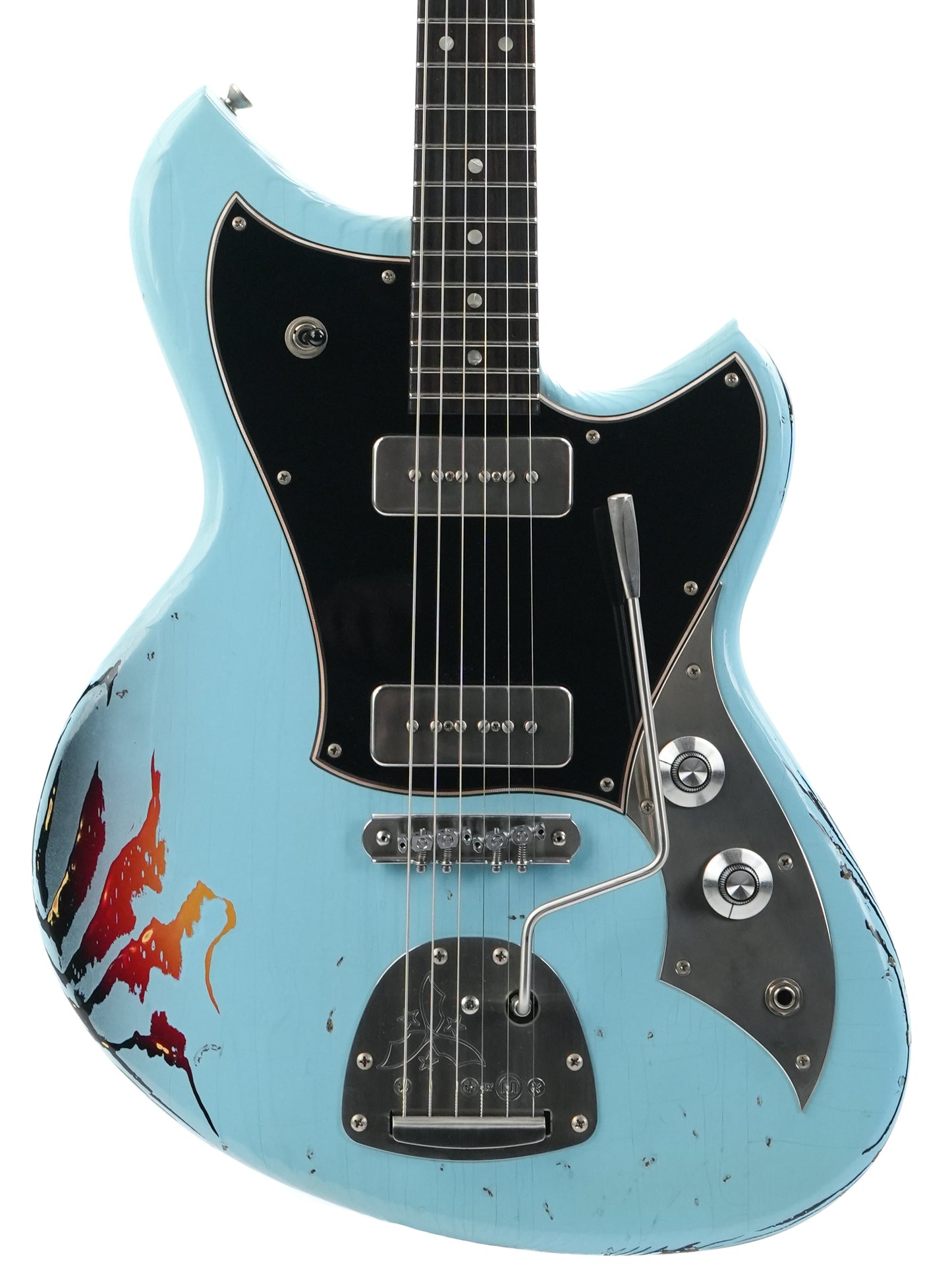 Novo Serus J Daphne Blue Over 3 Tone Sunburst