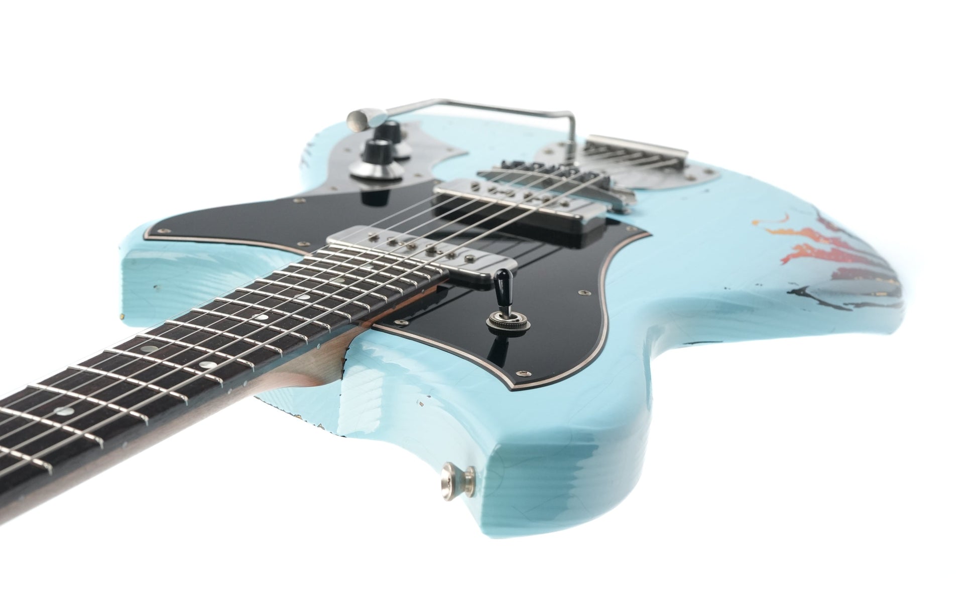 Novo Serus J Daphne Blue Over 3 Tone Sunburst