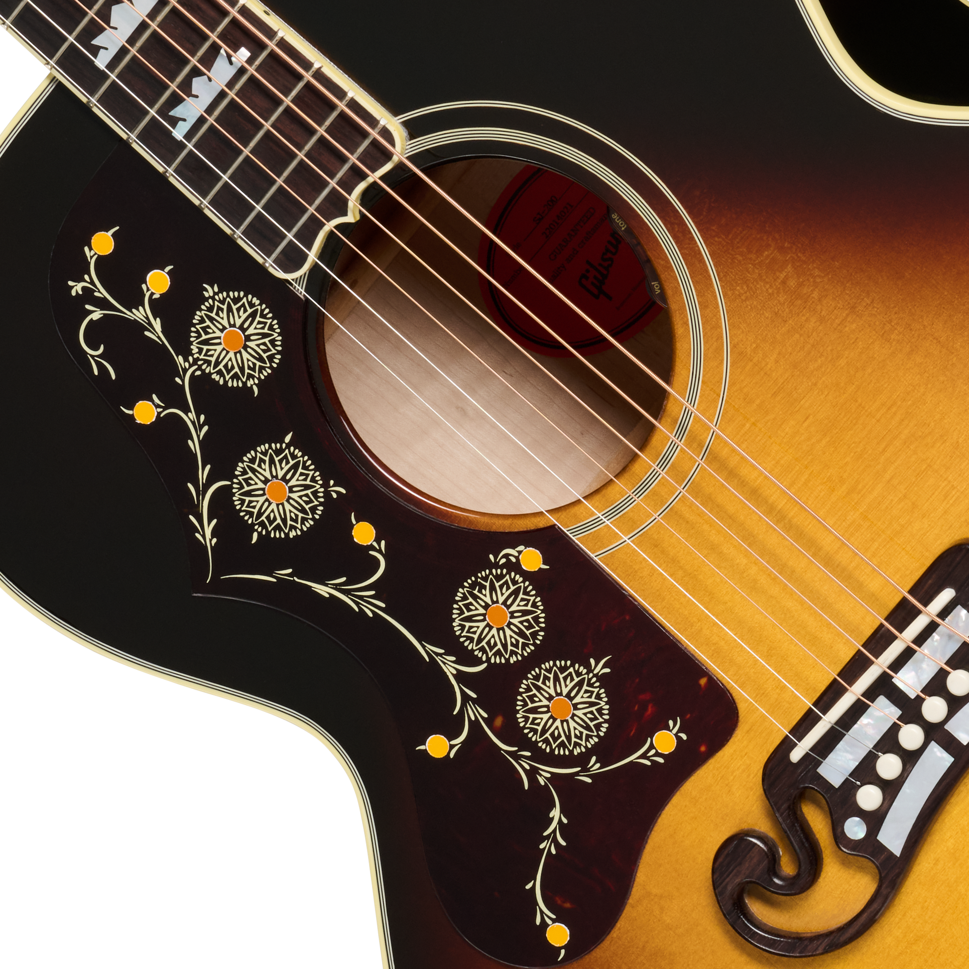 Gibson SJ-200 Original, Left-Handed, Vintage Sunburst