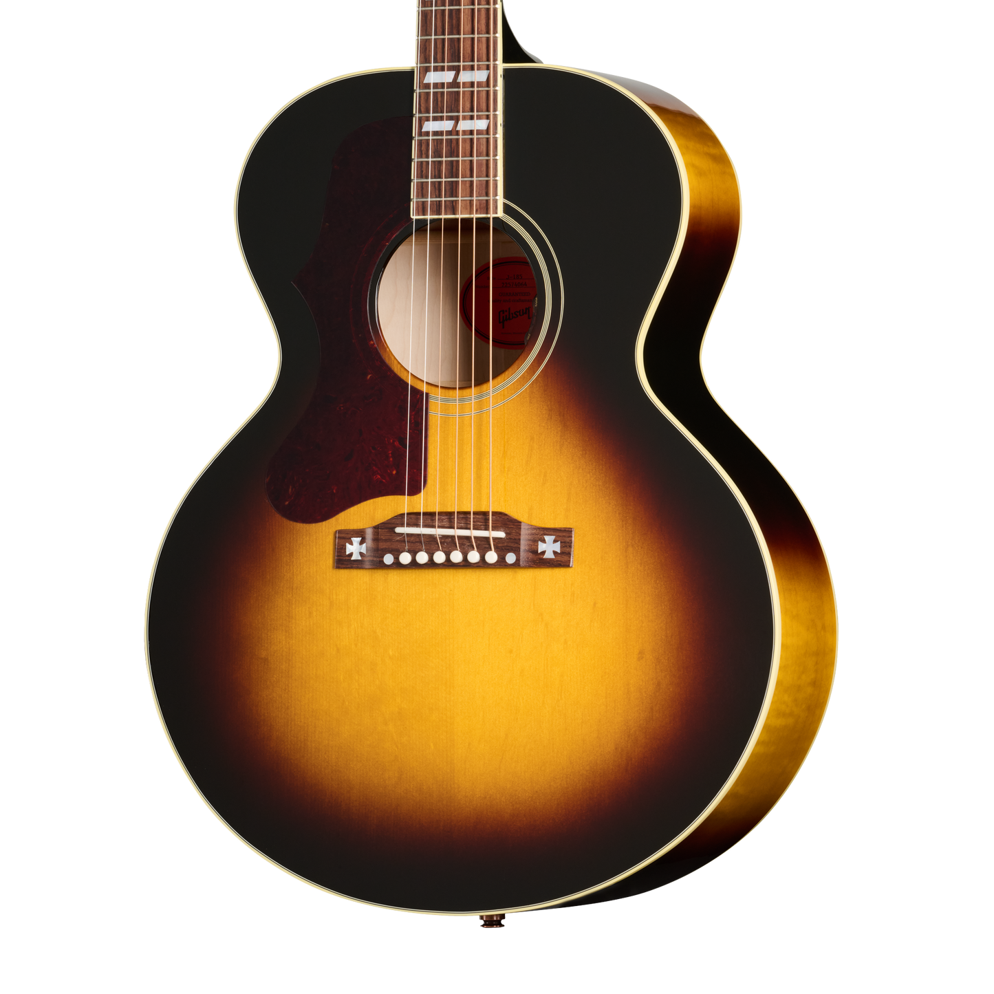 Gibson J-185 Original, Left-Handed, Vintage Sunburst