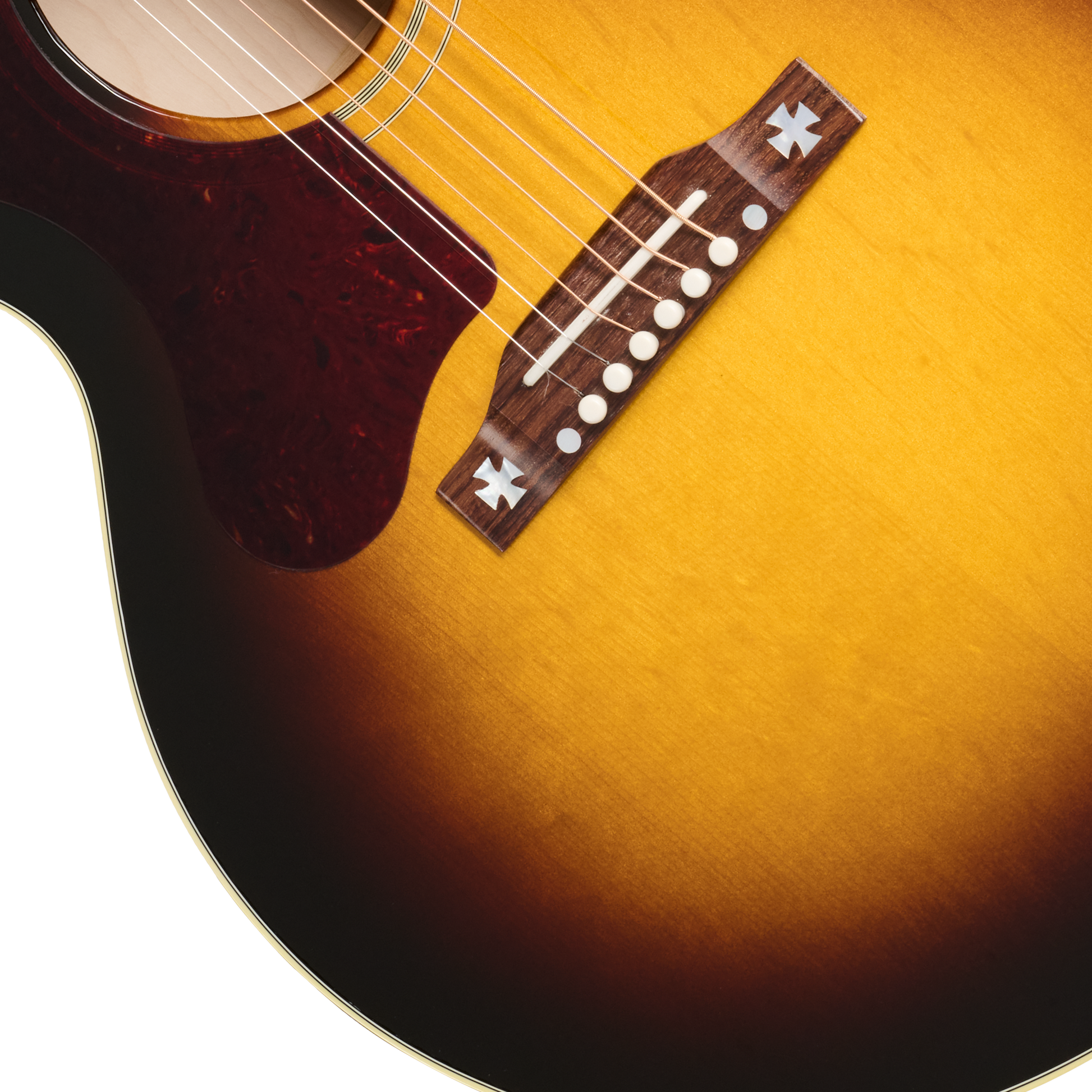 Gibson J-185 Original, Left-Handed, Vintage Sunburst
