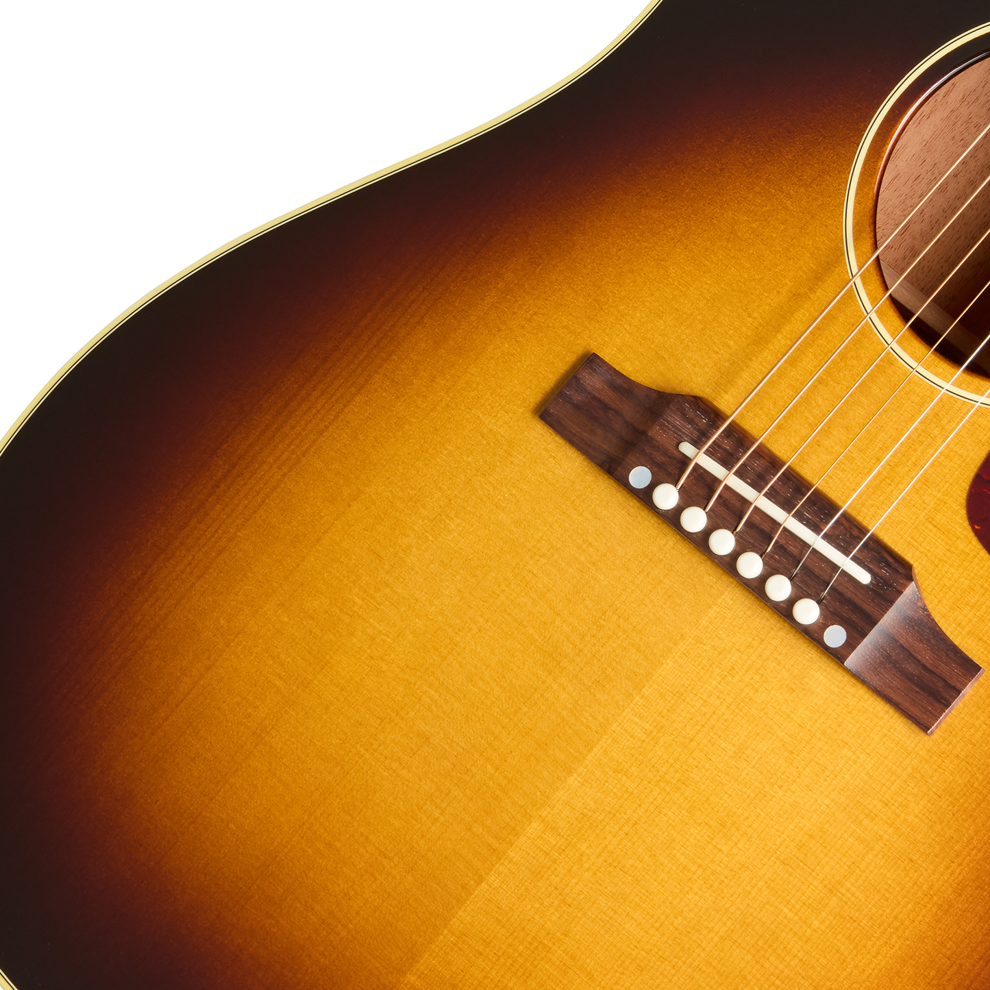 Gibson J-160E Original Acoustic Electric Guitar - Vintage Sunburst