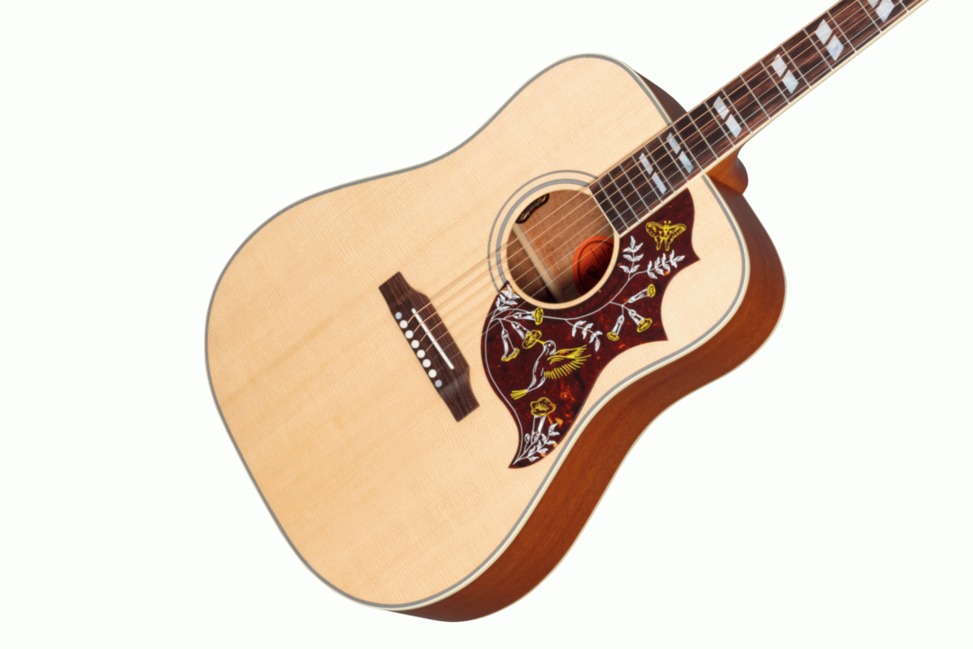 Gibson Hummingbird Faded Acoustic Guitar - Natural (inc. Pickup & Hard Case)