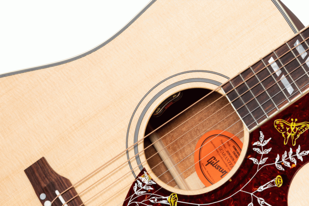 Gibson Hummingbird Faded Acoustic Guitar - Natural (inc. Pickup & Hard Case)